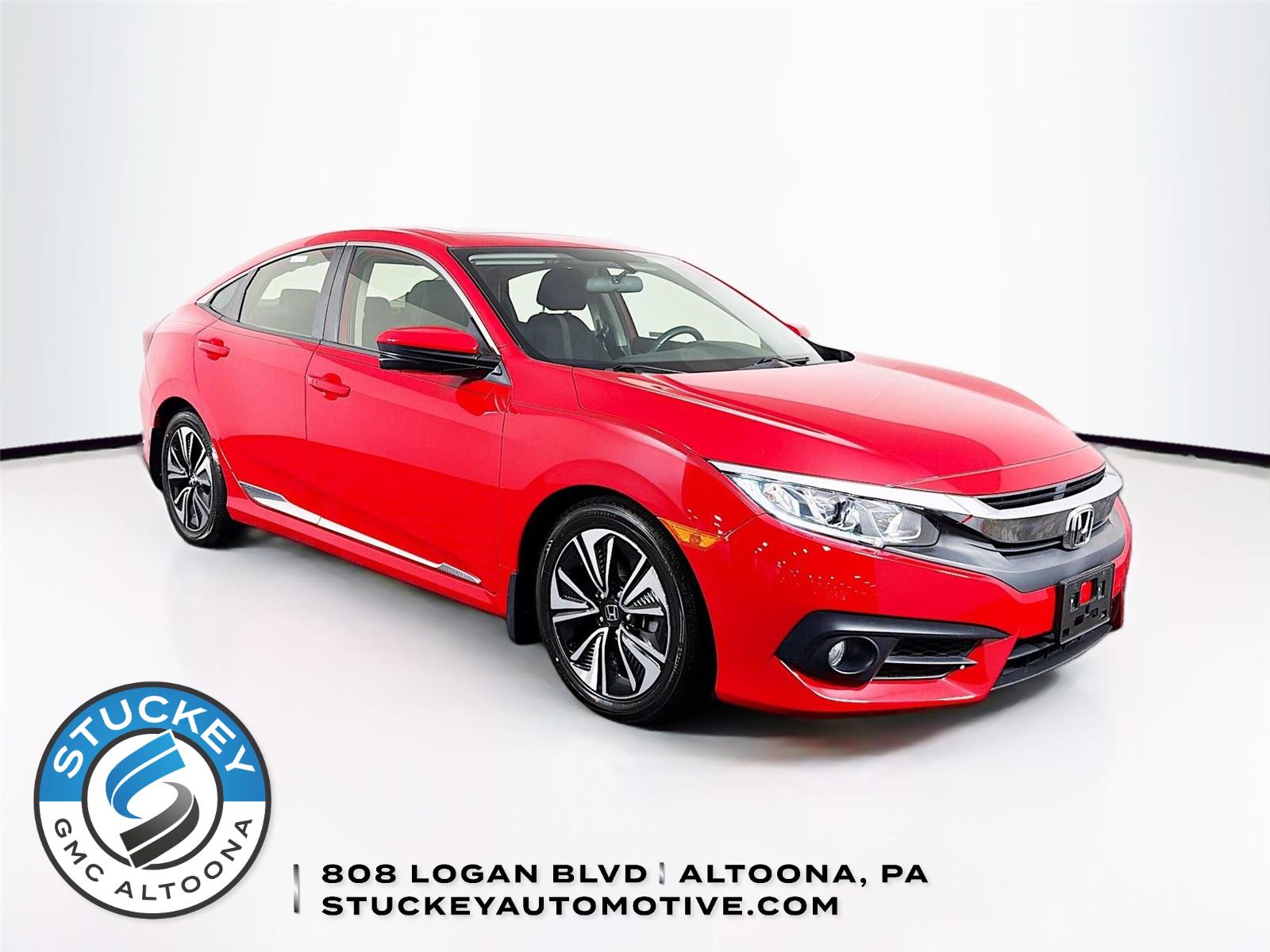 Rallye Red 2018 Honda Civic EX-T Sedan Front-Wheel Drive Continuously Variable Transmission