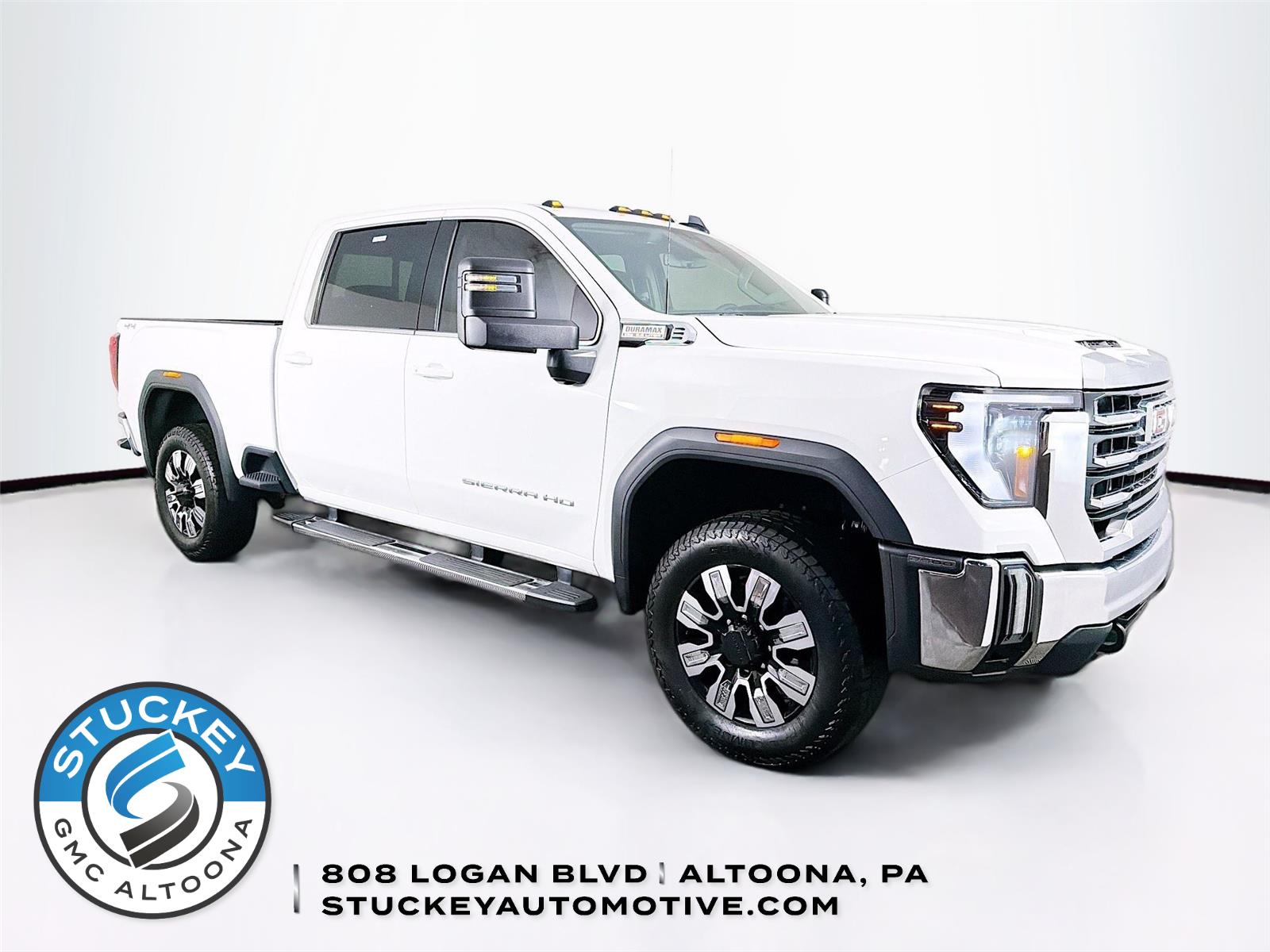 Summit White 2025 GMC Sierra 2500HD SLE Crew Cab 4WD Pickup Truck Four-Wheel Drive Automatic