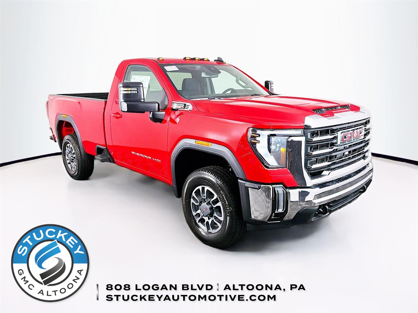 Cardinal Red 2026 GMC Sierra 3500HD Pickup Truck Four-Wheel Drive Automatic