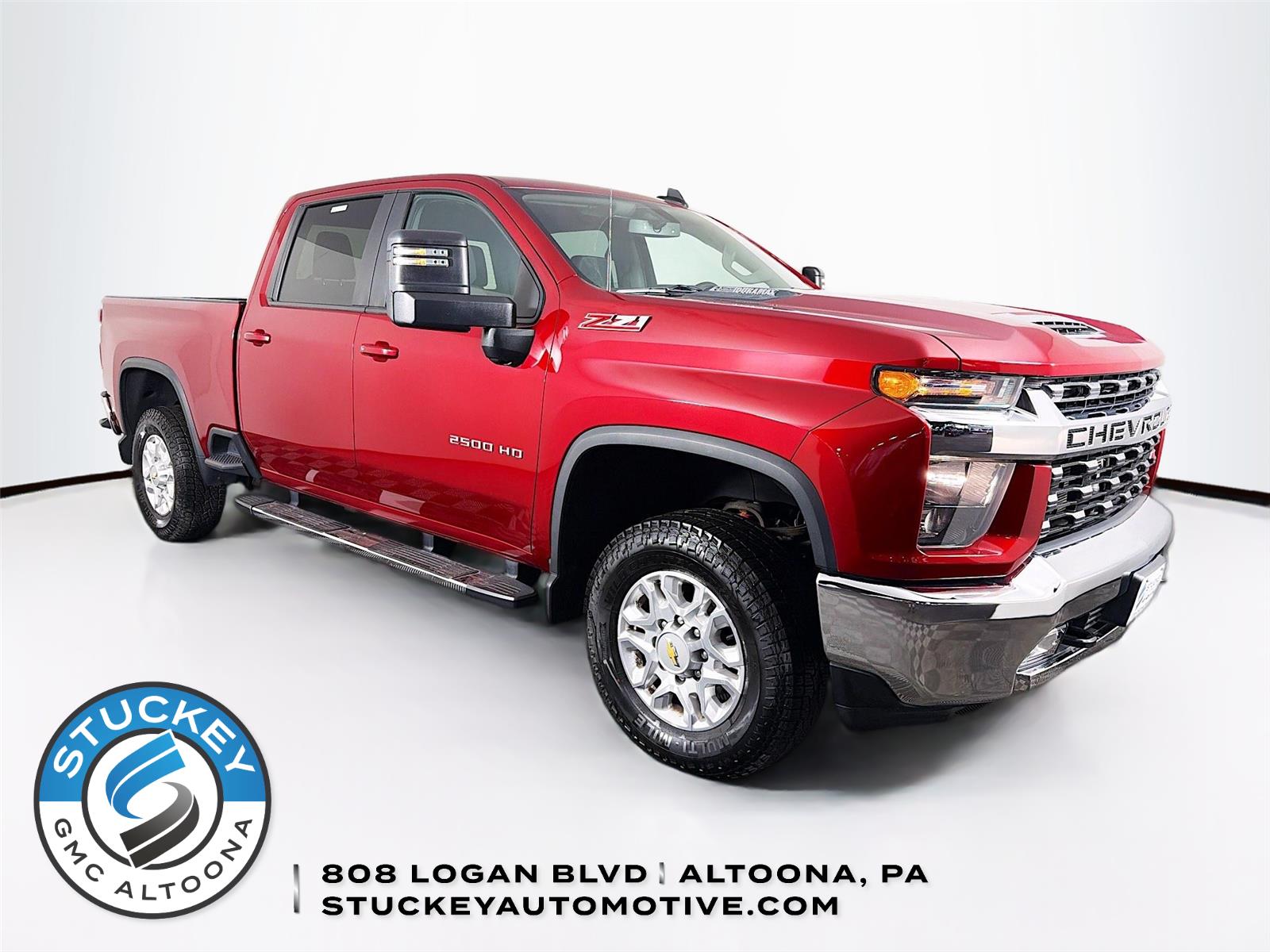 Cherry Red Tintcoat 2022 Chevrolet Silverado 2500HD LT Crew Cab 4WD Pickup Truck Four-Wheel Drive Automatic