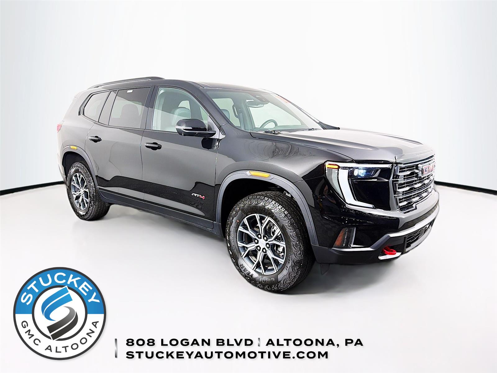 Black (Ebony Twilight Metallic) 2025 GMC Acadia AT4 AWD SUV / Crossover Four-Wheel Drive 8-Speed Automatic