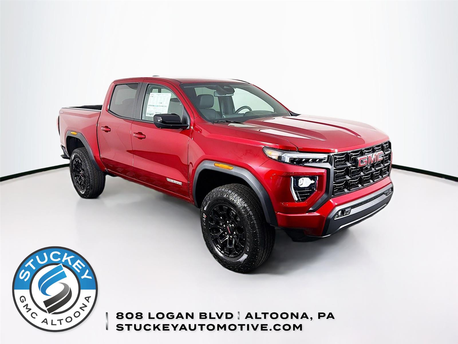 Volcanic Red Tintcoat 2026 GMC Canyon Pickup Truck Four-Wheel Drive 8-Speed Automatic