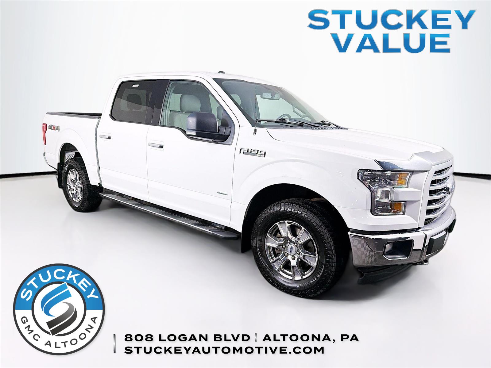 Oxford White 2017 Ford F-150 XLT SuperCrew 4WD Pickup Truck Four-Wheel Drive Automatic