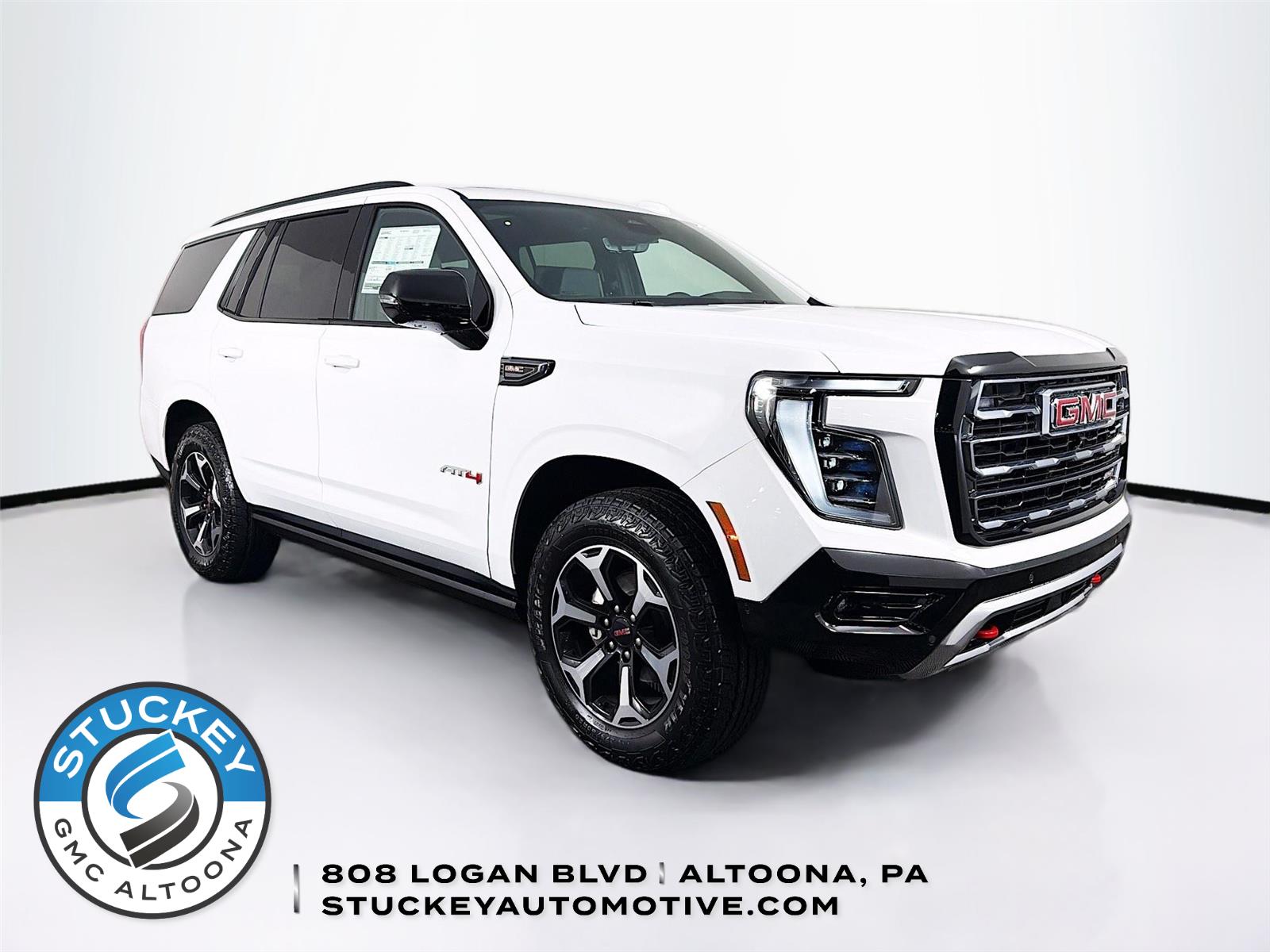 Summit White 2026 GMC Yukon AT4 4WD SUV / Crossover Four-Wheel Drive Automatic