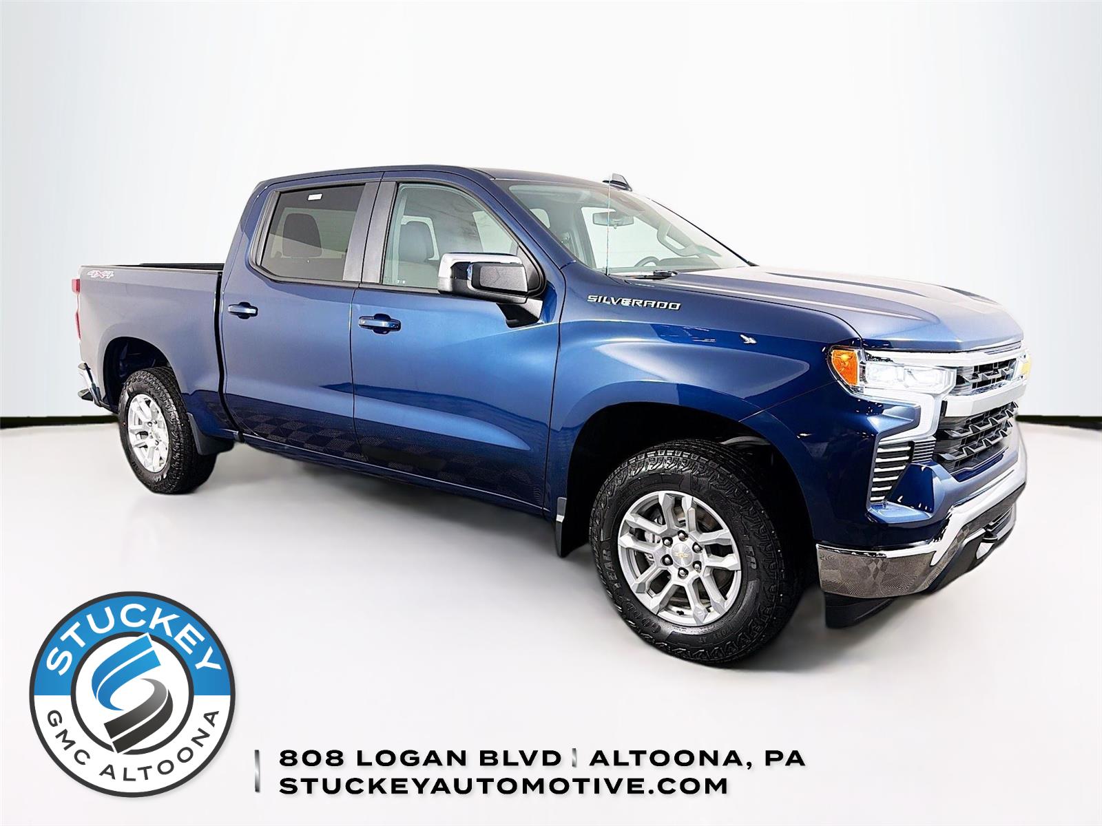 Northsky Blue Metallic 2023 Chevrolet Silverado 1500 Pickup Truck Four-Wheel Drive 8-Speed Automatic