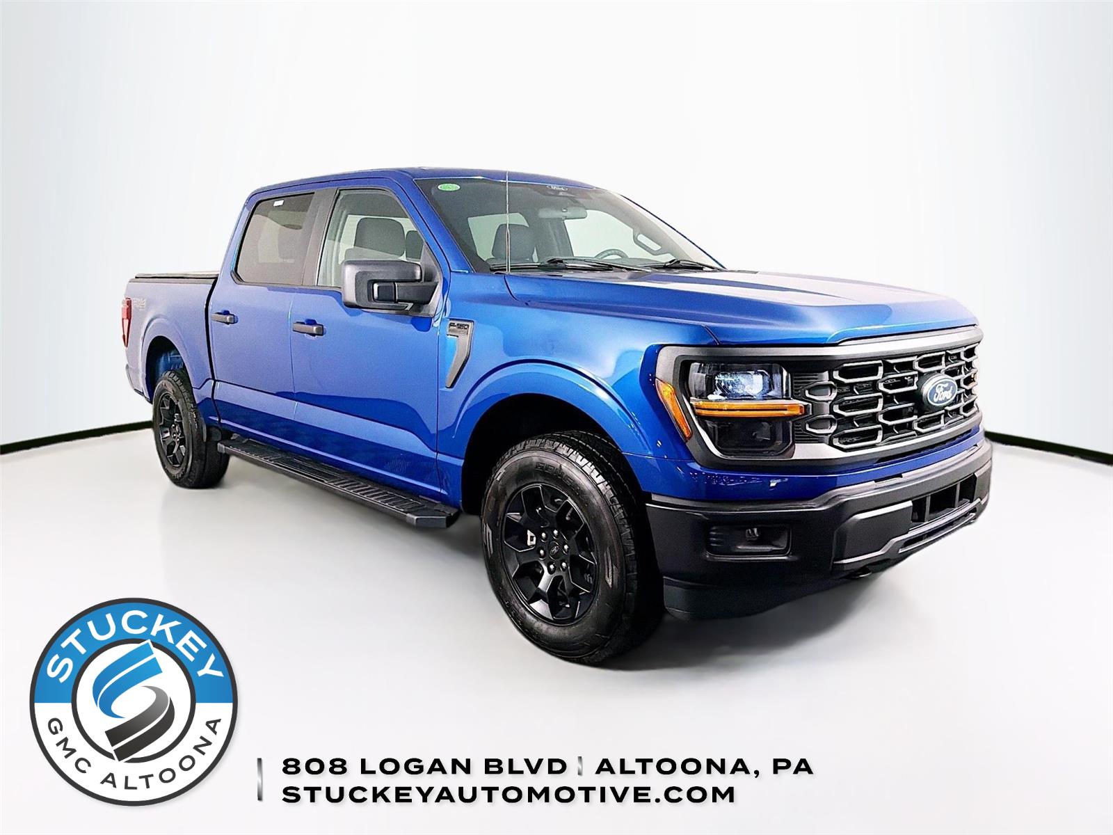 Atlas Blue 2025 Ford F-150 Pickup Truck Four-Wheel Drive Automatic