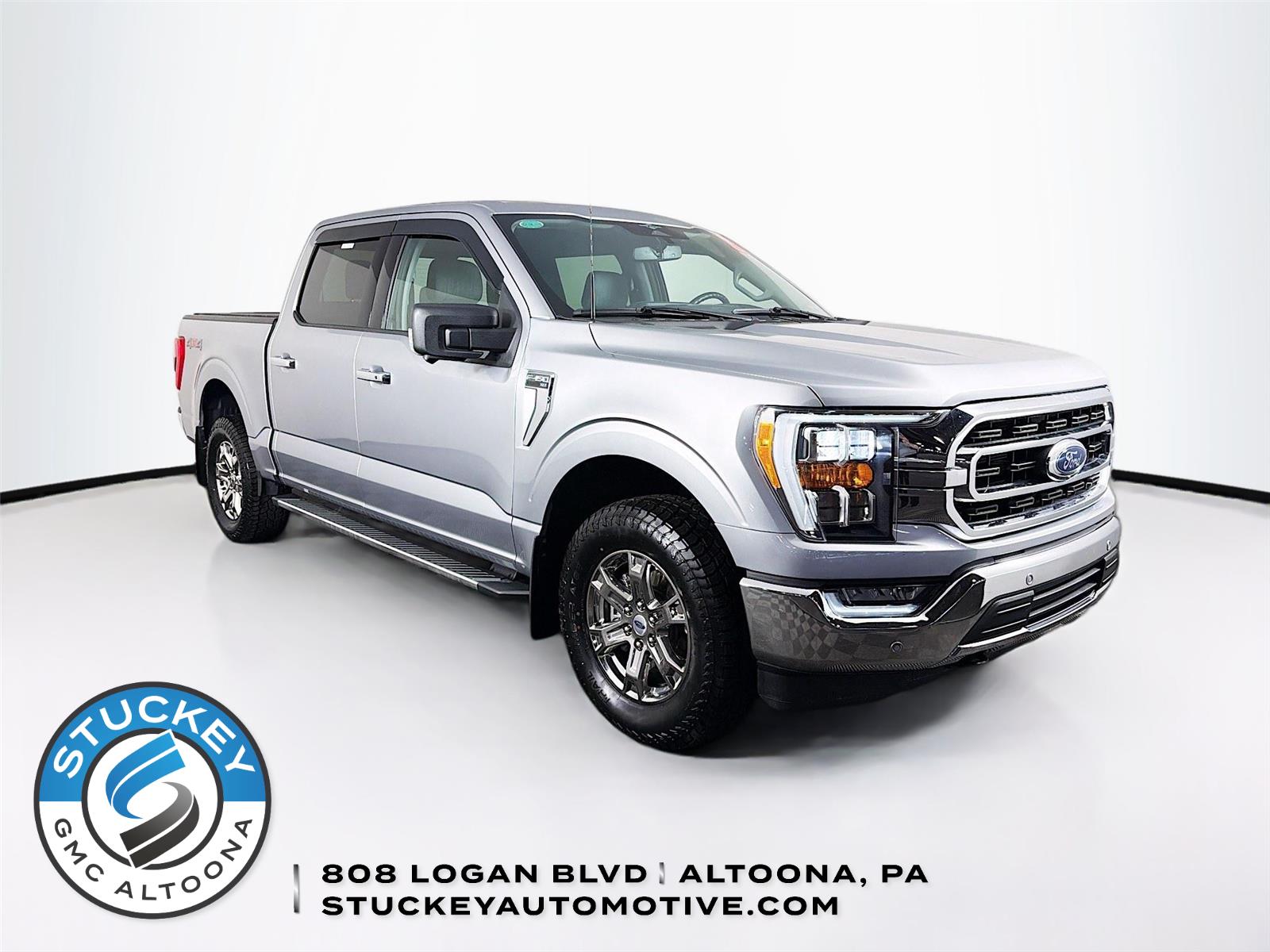 Iconic Silver 2023 Ford F-150 Pickup Truck Four-Wheel Drive Automatic