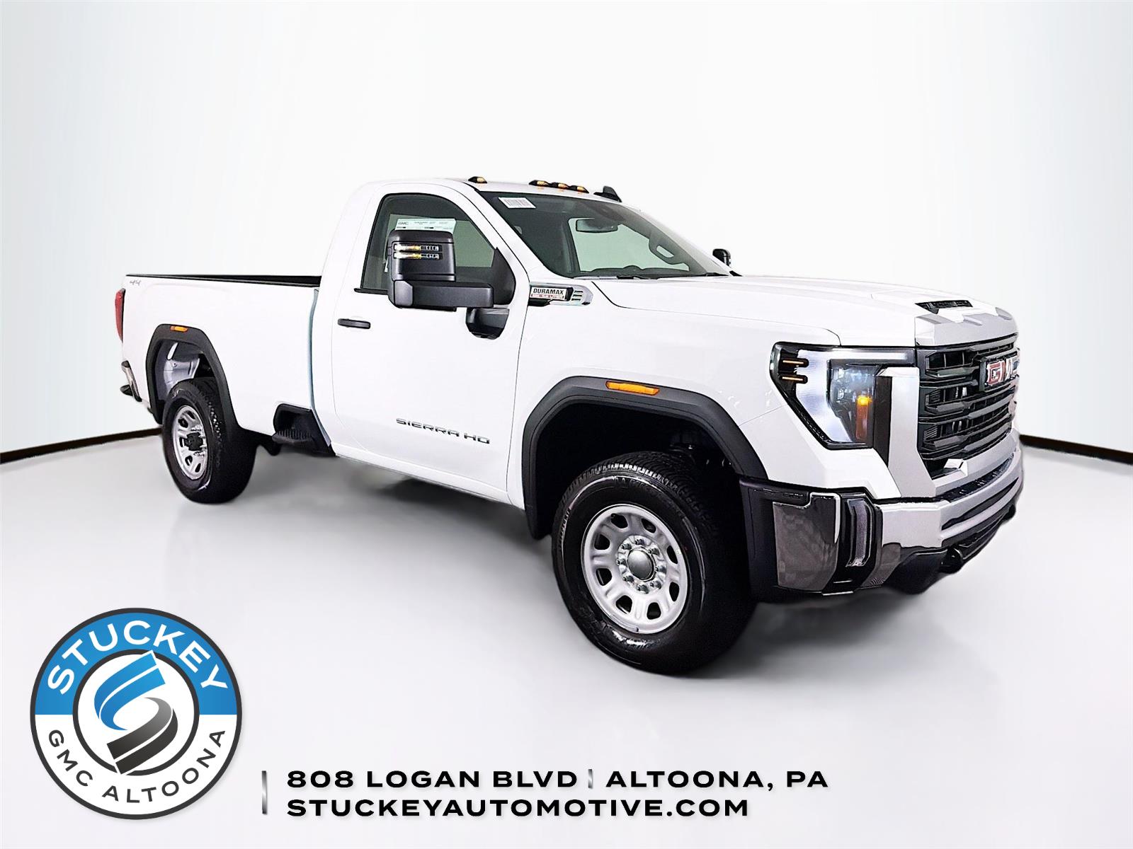 Summit White 2026 GMC Sierra 2500HD Pickup Truck Four-Wheel Drive Automatic
