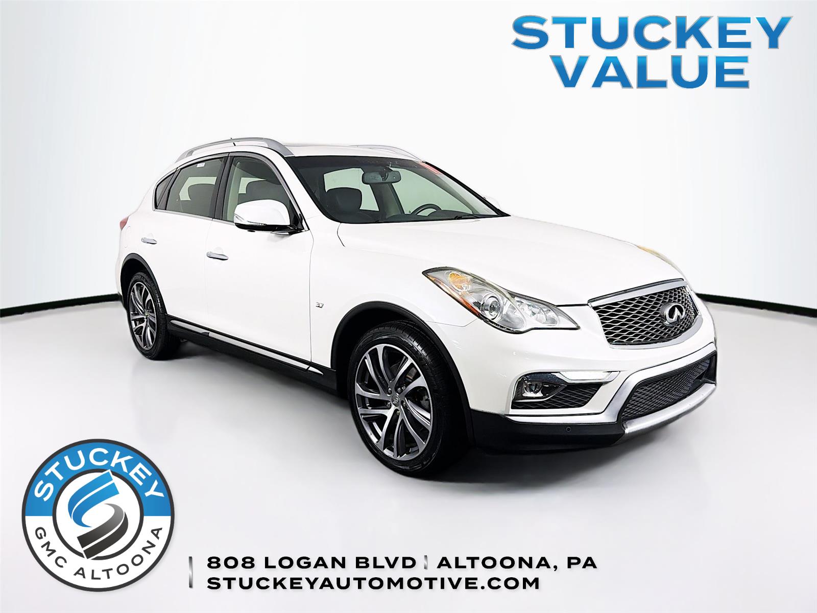 Majestic White 2017 INFINITI QX50 SUV / Crossover All-Wheel Drive Automatic