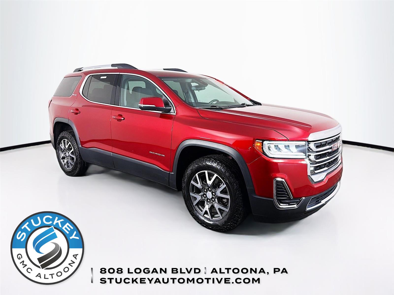 Volcanic Red Tintcoat 2023 GMC Acadia SUV / Crossover Four-Wheel Drive 9-Speed Automatic