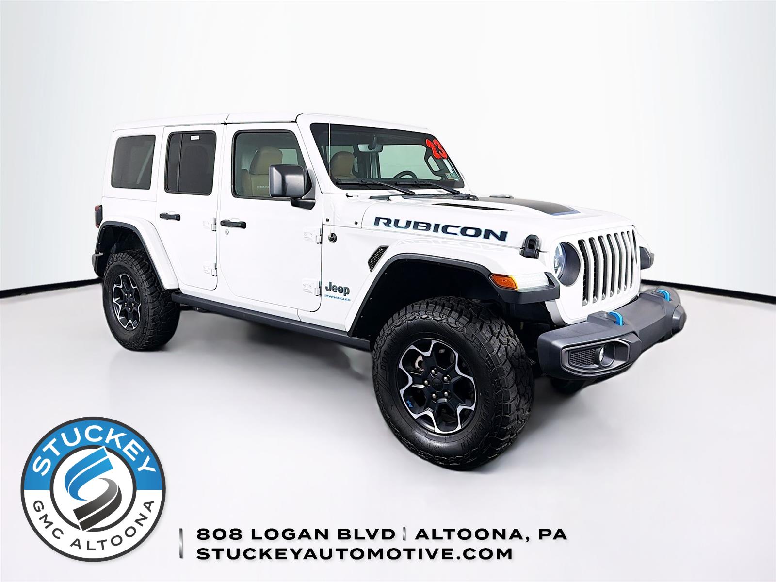 Bright White Clearcoat 2023 Jeep Wrangler 4xe SUV / Crossover Four-Wheel Drive 8-Speed Automatic