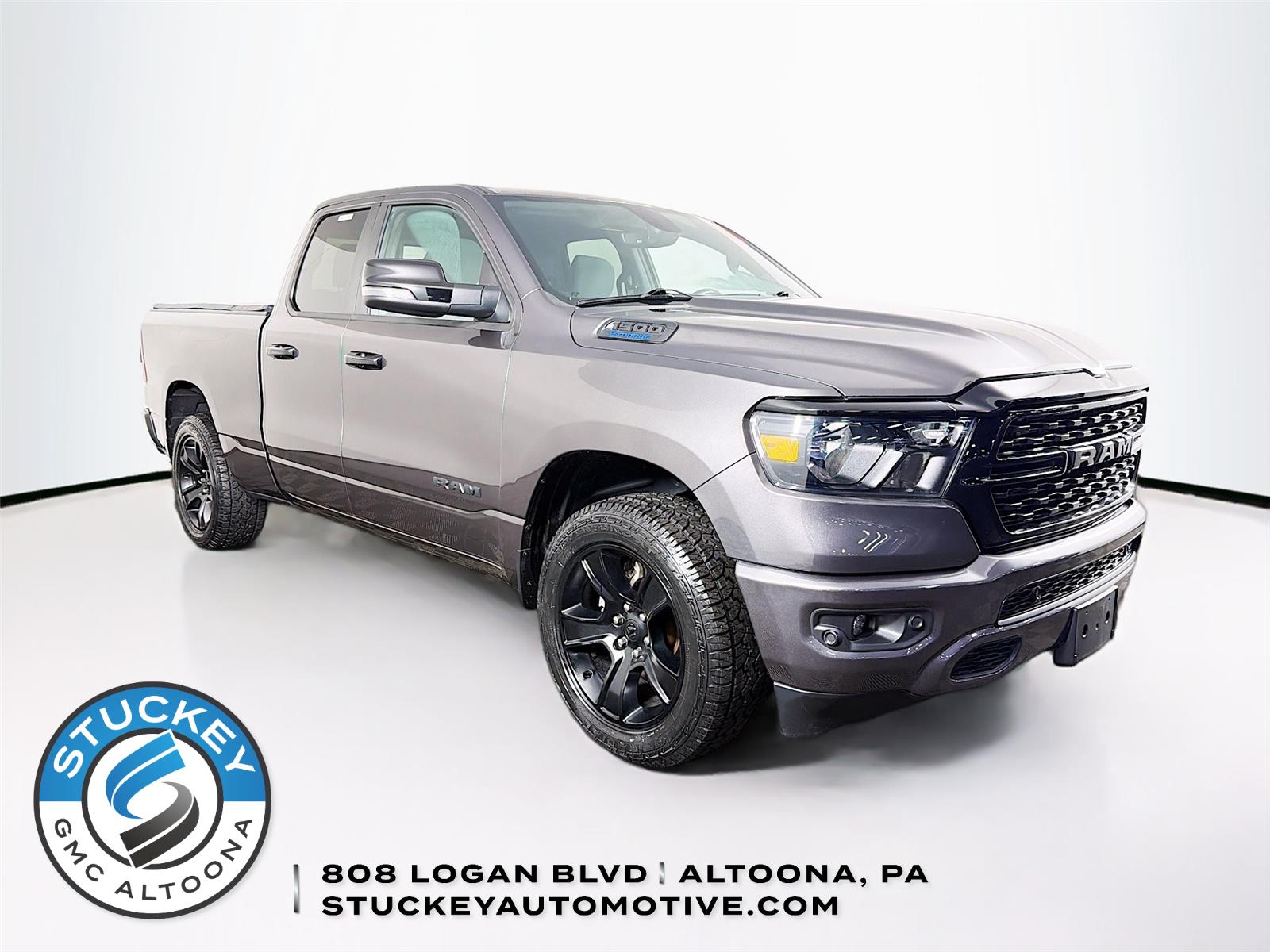 Gray (Granite Crystal Metallic Clearcoat) 2023 RAM 1500 Pickup Truck Four-Wheel Drive 8-Speed Automatic