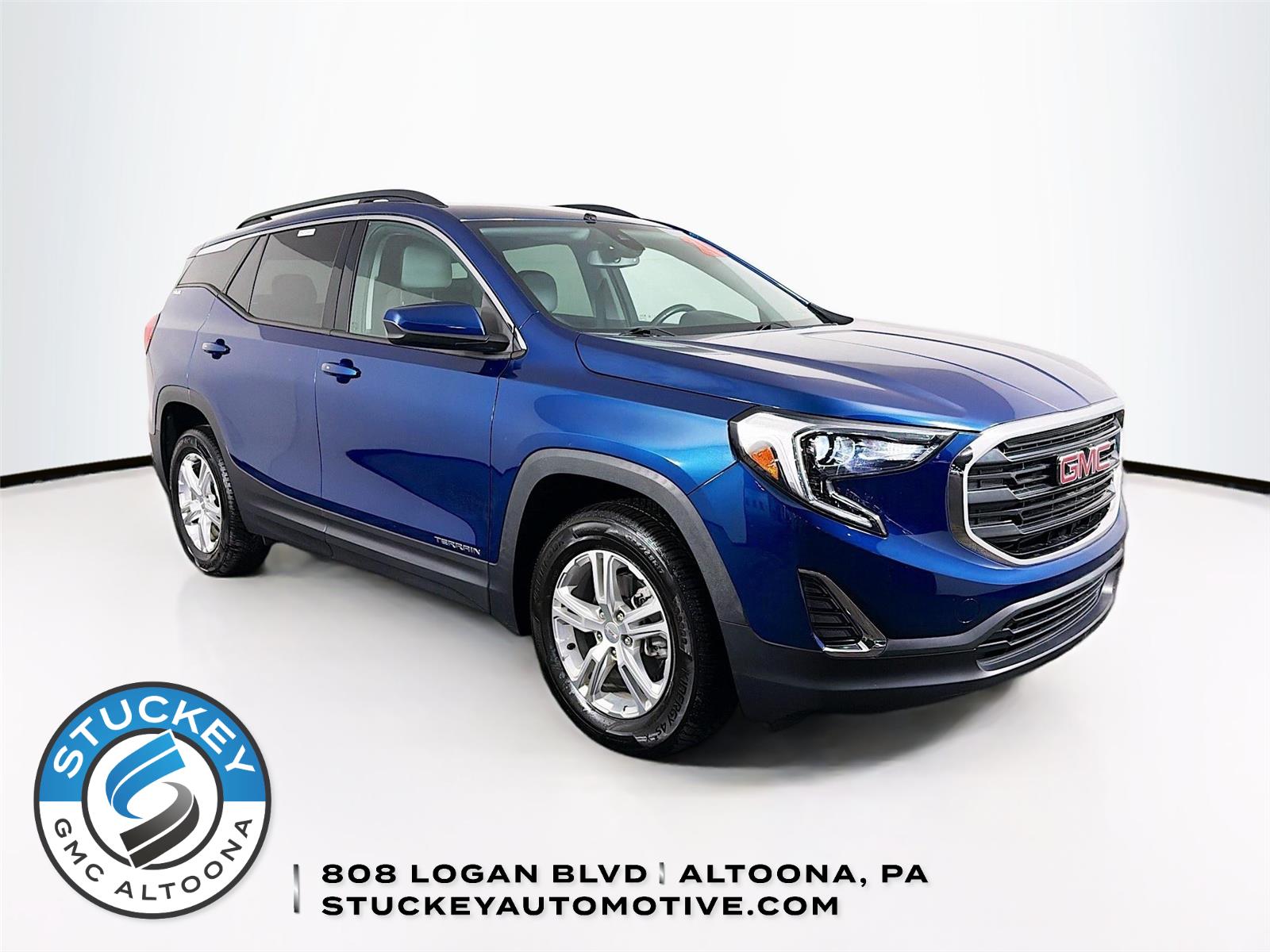 Blue Emerald Metallic 2020 GMC Terrain SUV / Crossover Four-Wheel Drive 9-Speed Automatic Overdrive