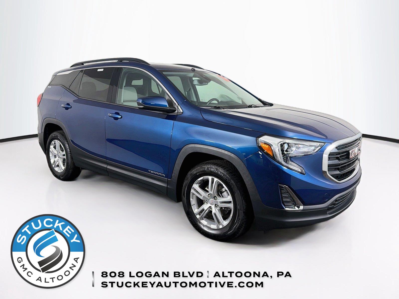 Blue Emerald Metallic 2020 GMC Terrain SUV / Crossover Four-Wheel Drive 9-Speed Automatic Overdrive