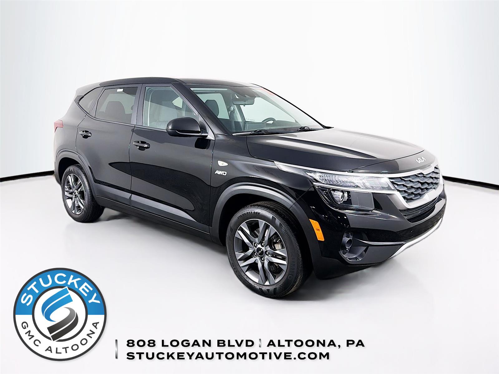 Cherry Black 2023 Kia Seltos SUV / Crossover All-Wheel Drive Continuously Variable Transmission