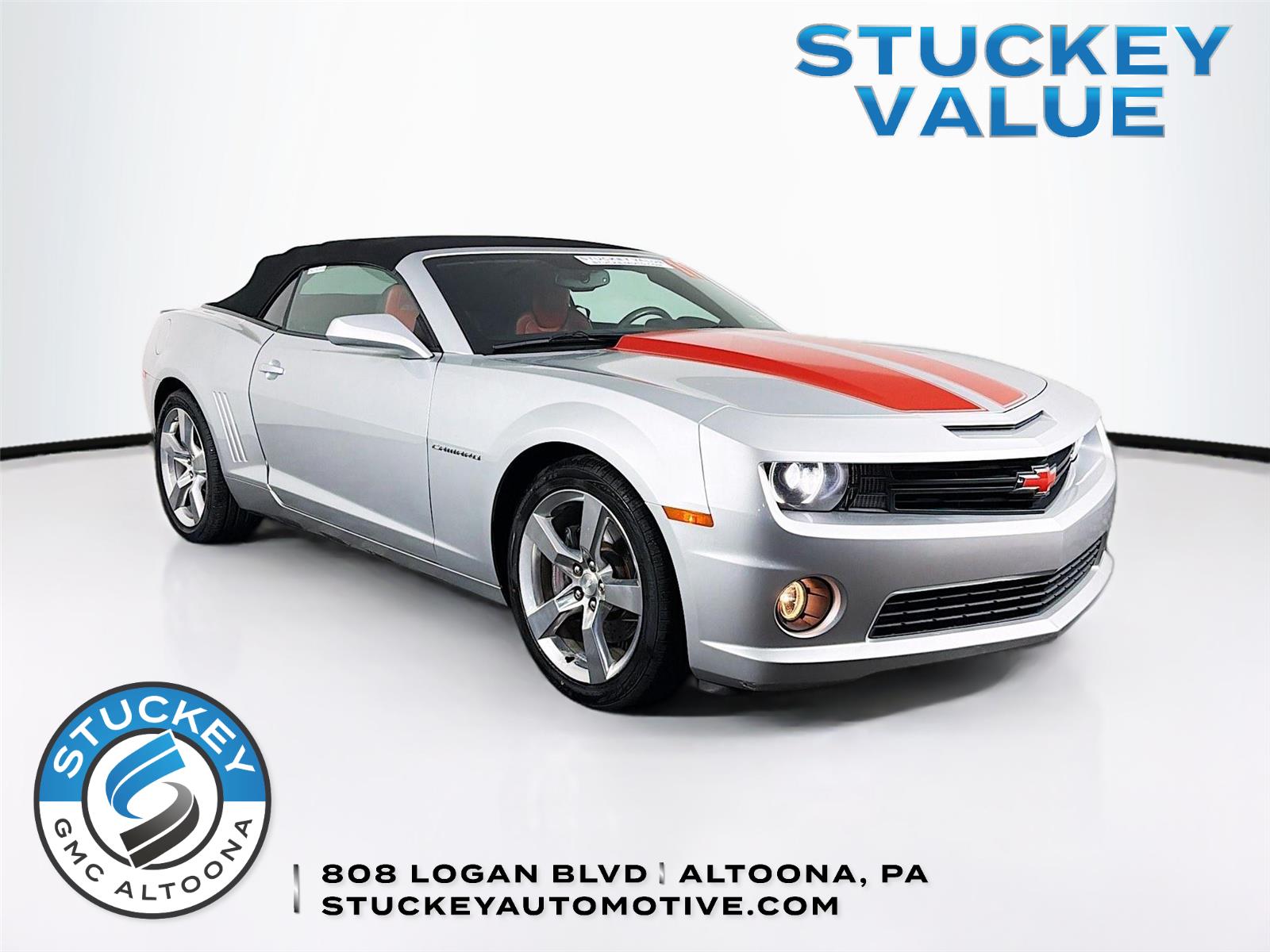 Silver Ice Metallic 2011 Chevrolet Camaro Convertible Rear-Wheel Drive 6-Speed Manual