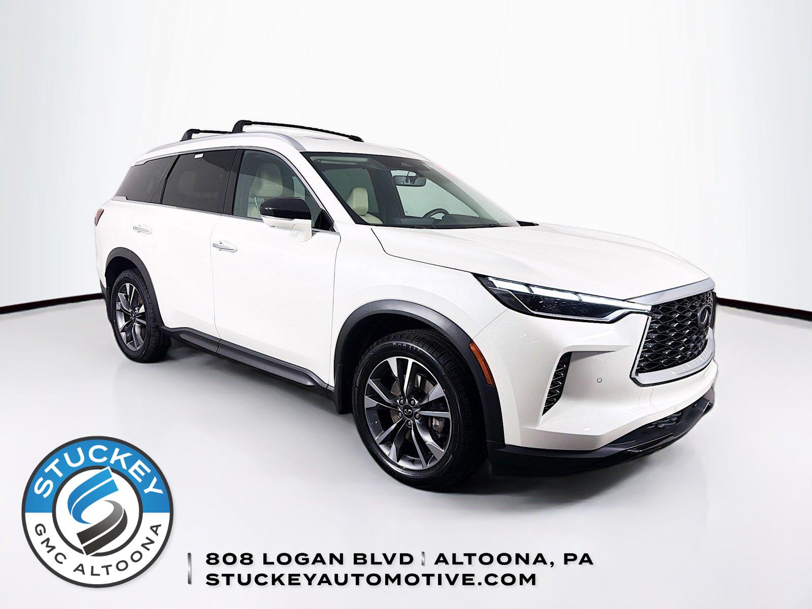Majestic White 2023 INFINITI QX60 SUV / Crossover All-Wheel Drive Automatic