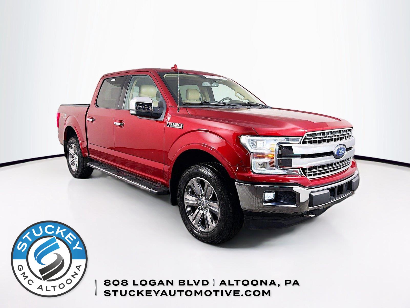 Ruby Red Metallic Tinted Clearcoat 2018 Ford F-150 Pickup Truck Four-Wheel Drive Automatic