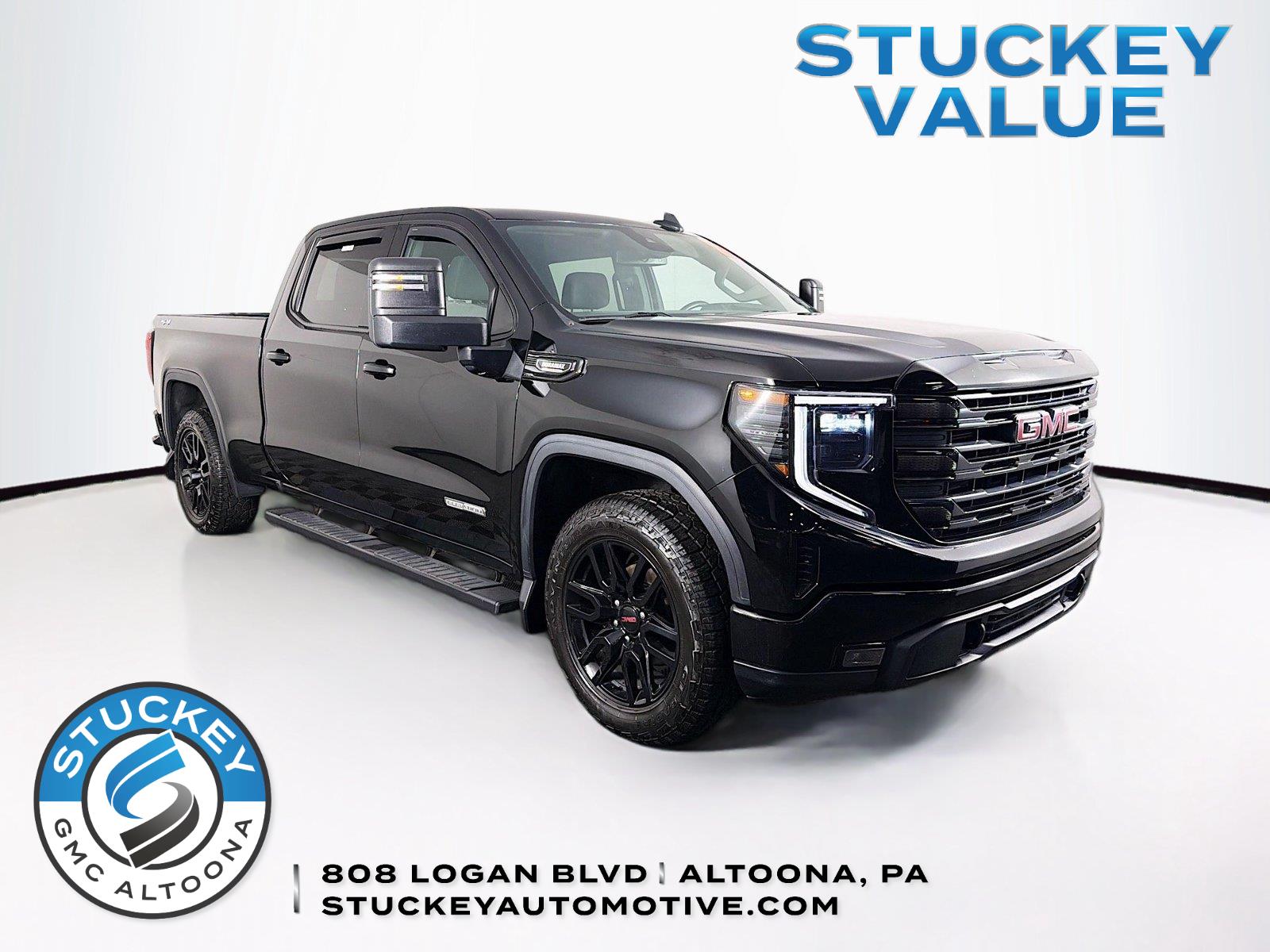 Onyx Black 2022 GMC Sierra 1500 Pickup Truck Four-Wheel Drive 8-Speed Automatic