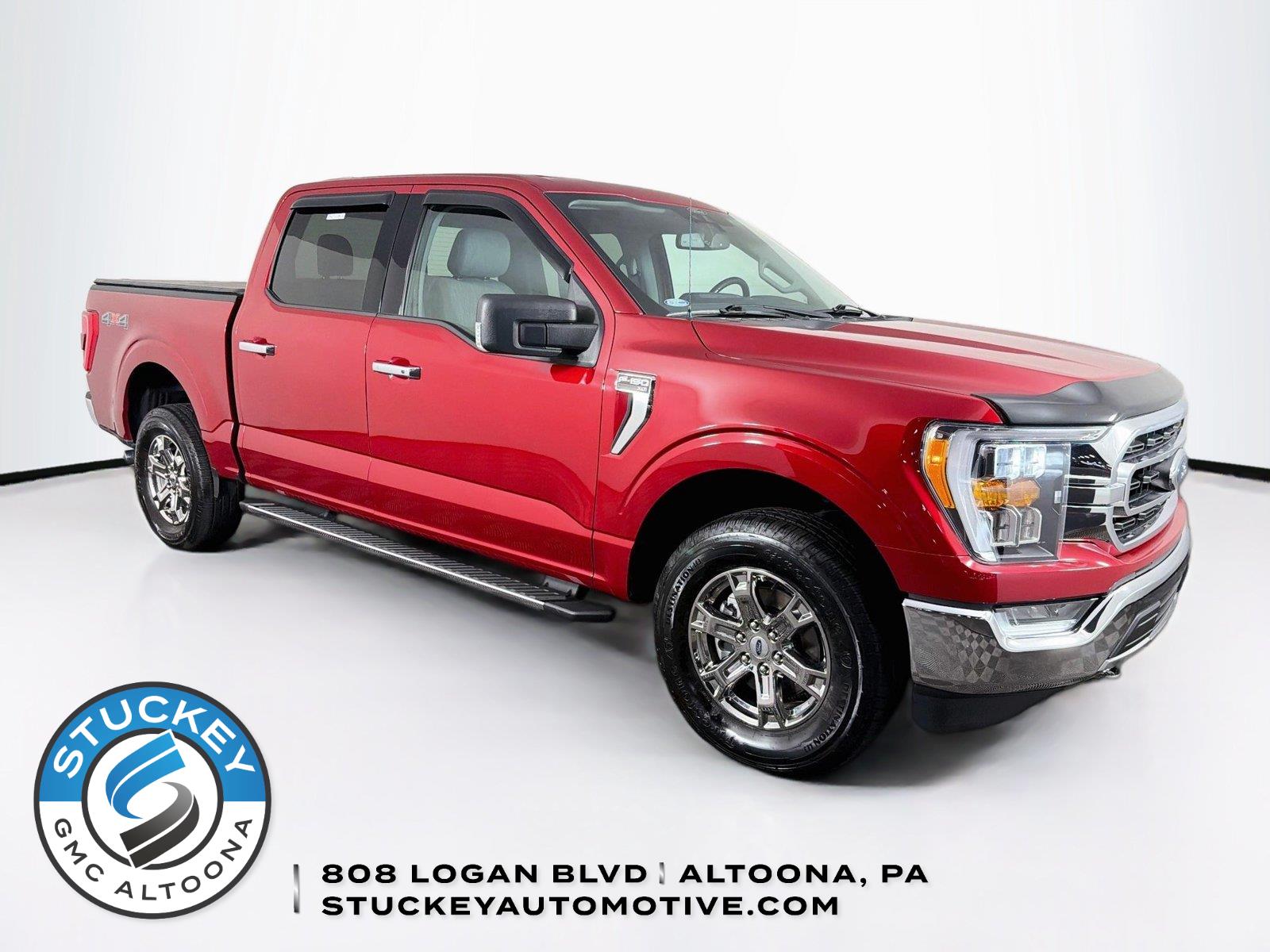Rapid Red Metallic Tinted Clearcoat 2021 Ford F-150 Pickup Truck Four-Wheel Drive Automatic