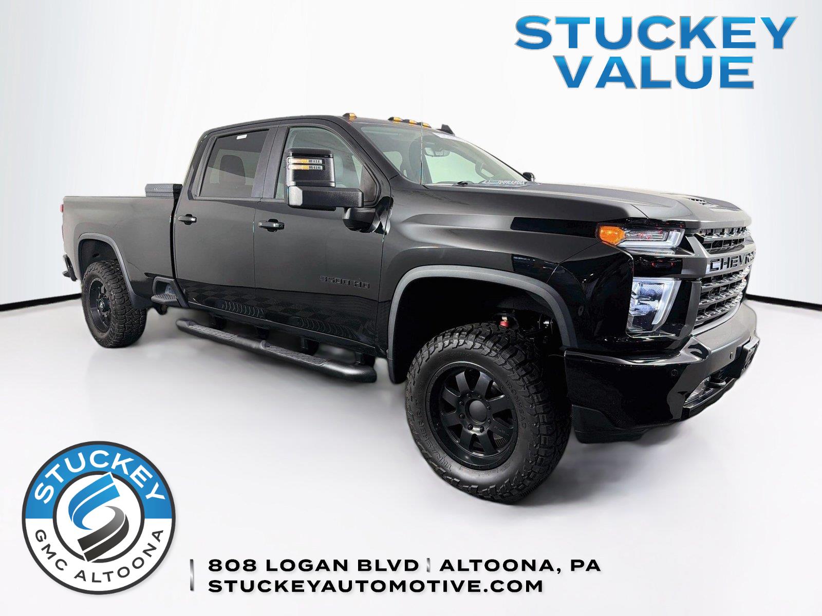 Black 2021 Chevrolet Silverado 3500HD Pickup Truck Four-Wheel Drive Automatic