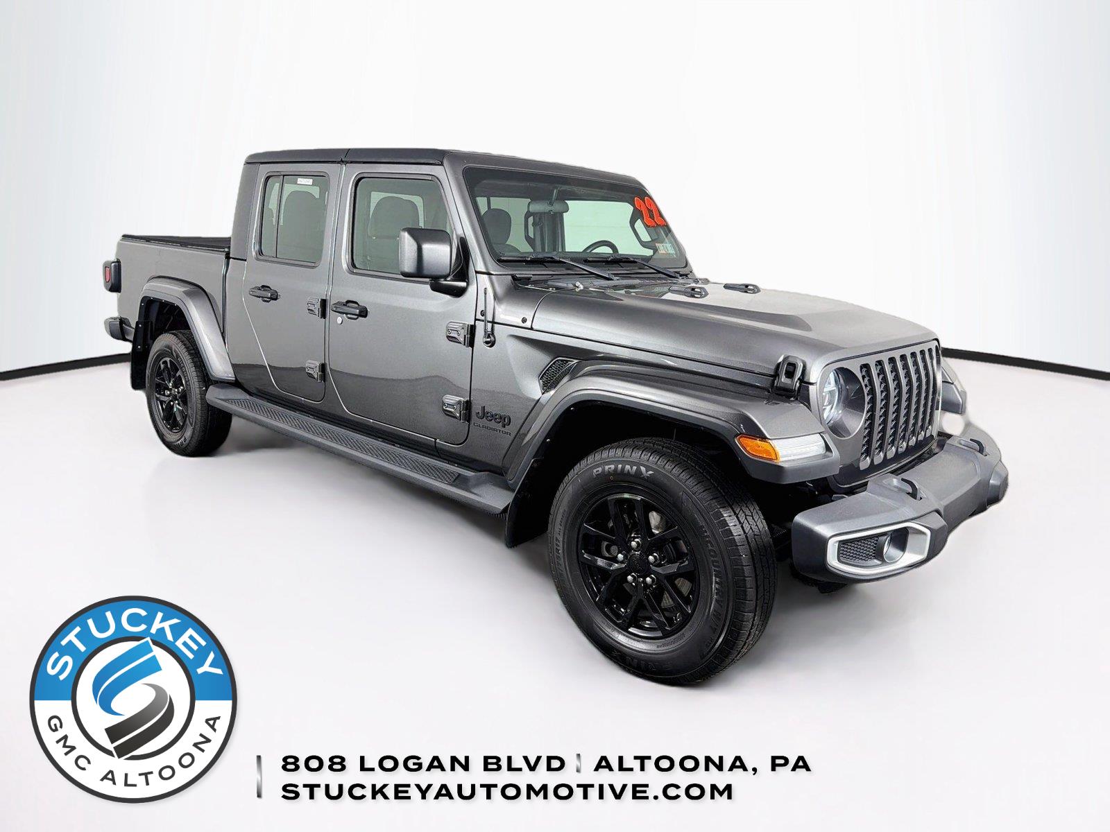 Gray (Granite Crystal Metallic Clearcoat) 2022 Jeep Gladiator Pickup Truck Four-Wheel Drive 8-Speed Automatic