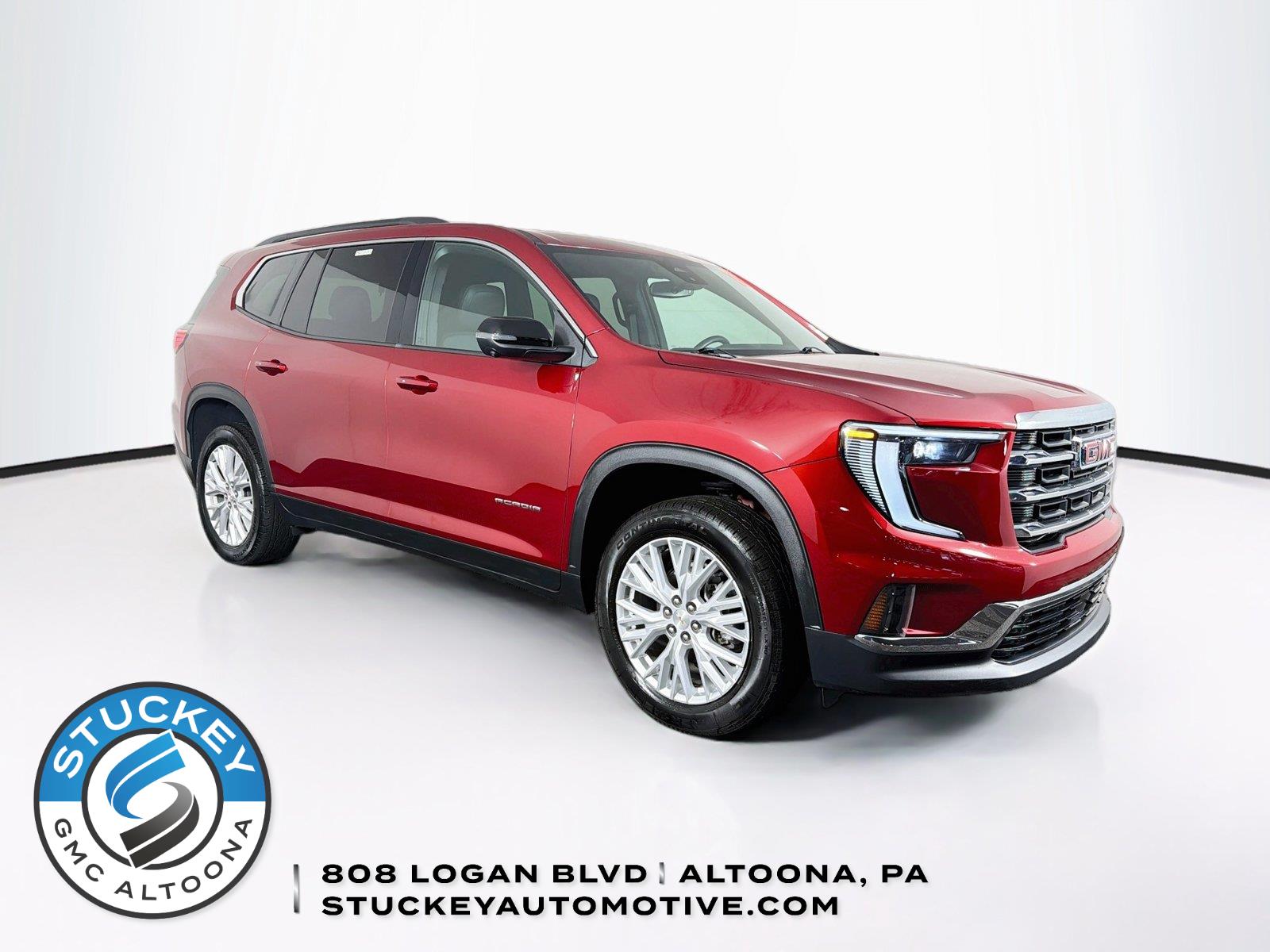 Volcanic Red Tintcoat 2024 GMC Acadia SUV / Crossover Four-Wheel Drive 8-Speed Automatic