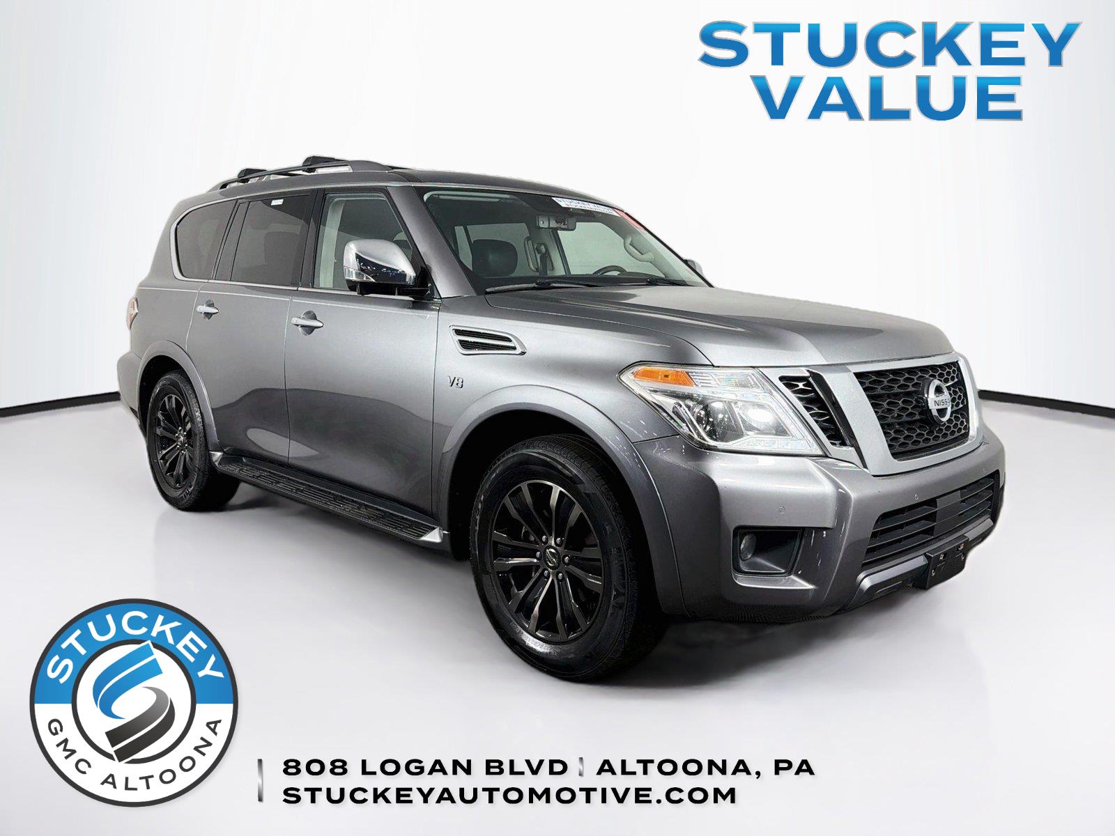Gray (Gun Metallic) 2019 Nissan Armada SUV / Crossover Four-Wheel Drive Automatic