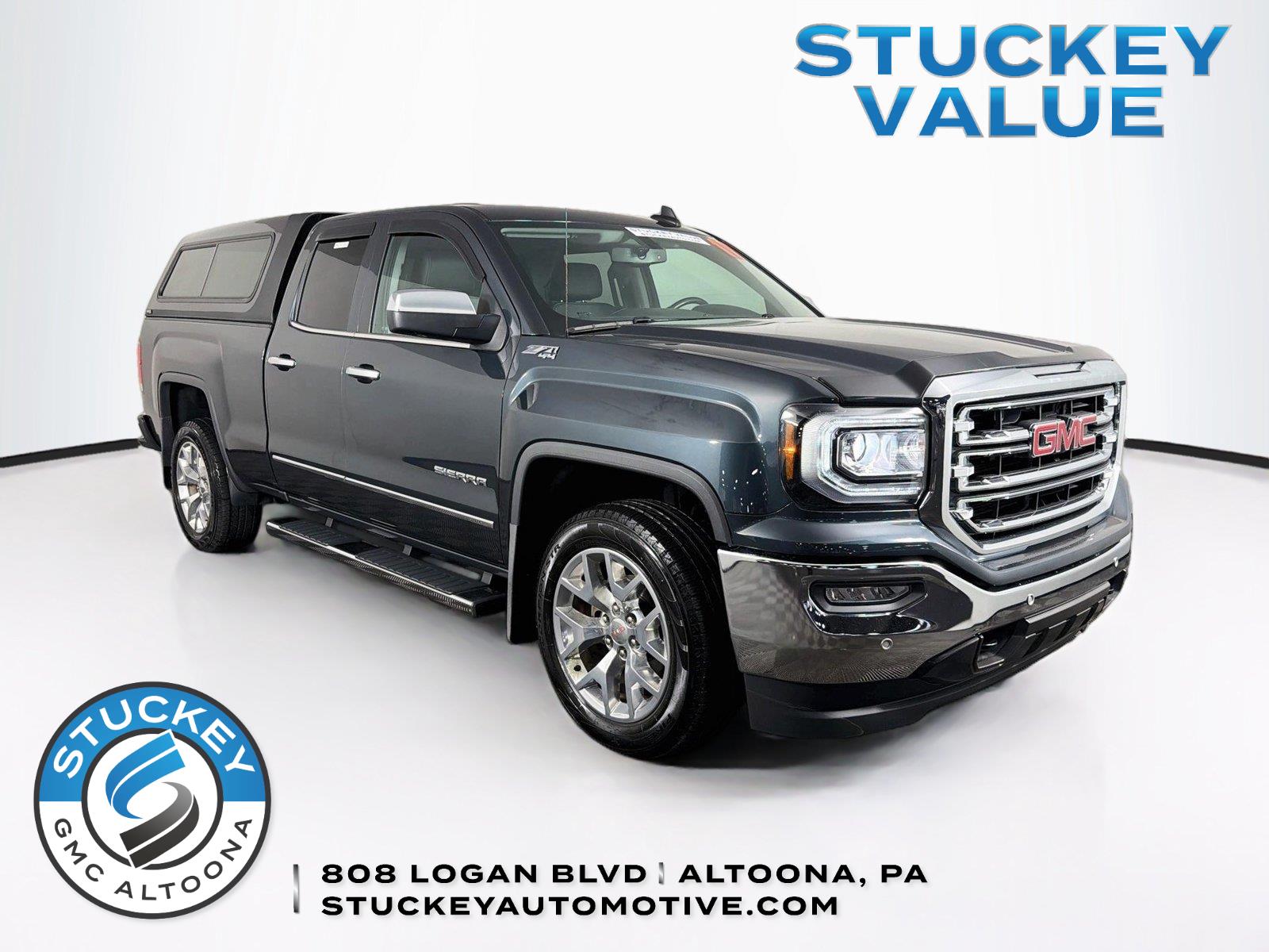 Dark Slate Metallic 2017 GMC Sierra 1500 Pickup Truck Four-Wheel Drive 6-Speed Automatic