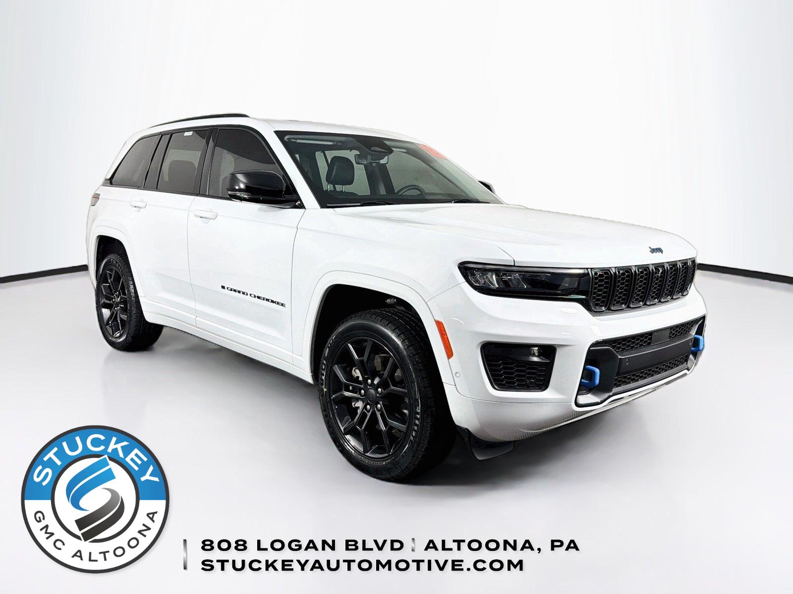 Bright White Clearcoat 2023 Jeep Grand Cherokee 4xe SUV / Crossover Four-Wheel Drive 8-Speed Automatic