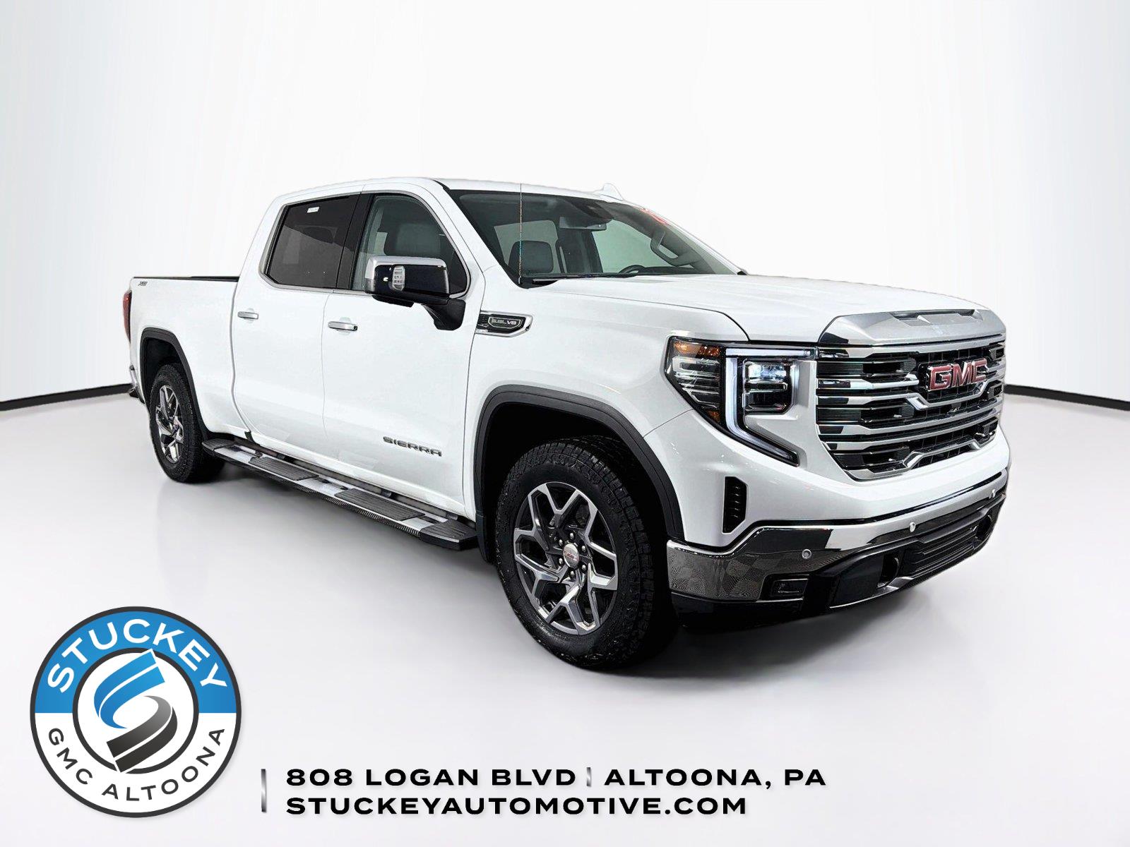 Summit White 2023 GMC Sierra 1500 Pickup Truck Four-Wheel Drive Automatic