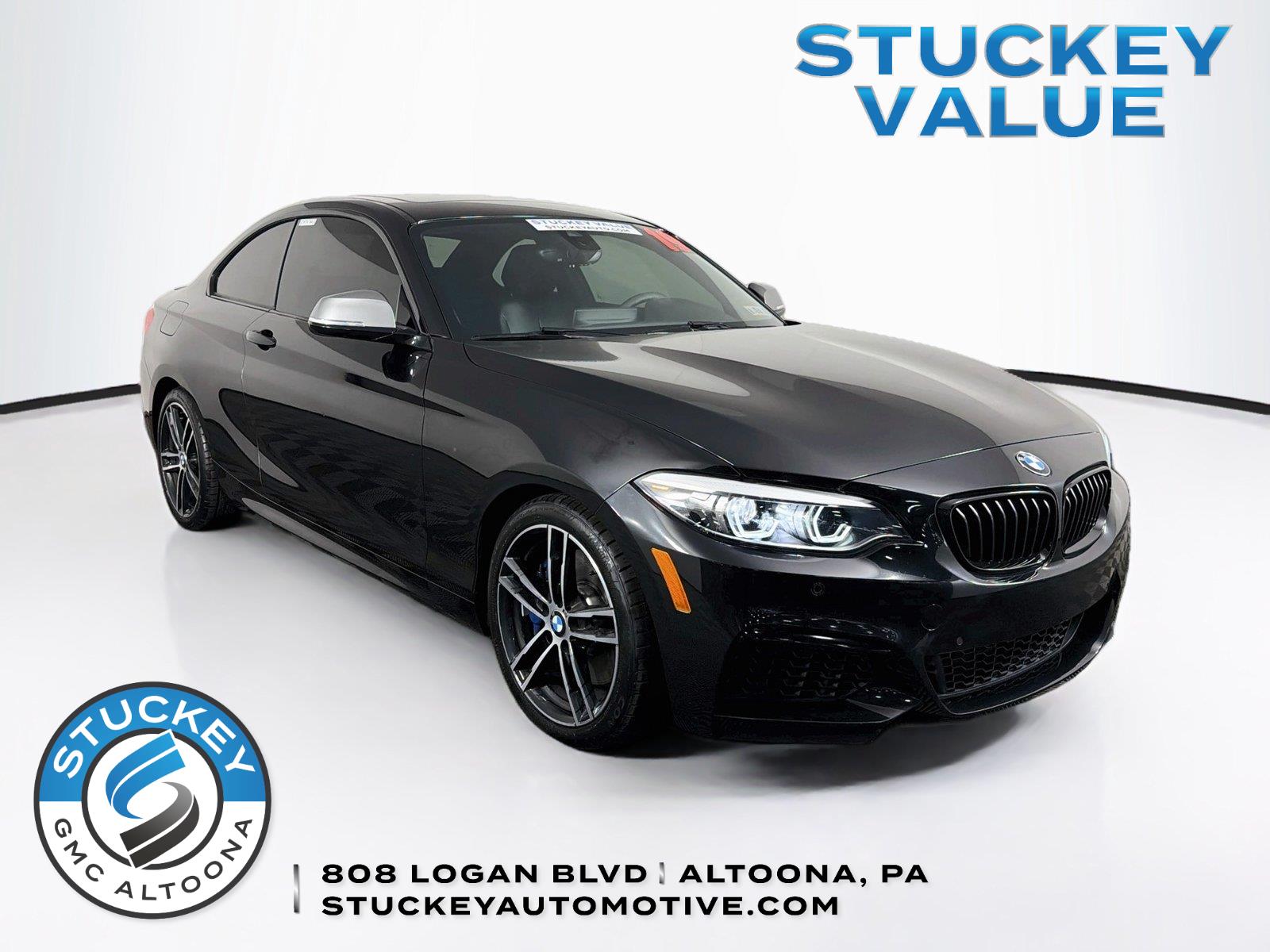 Black Sapphire Metallic 2019 BMW 2 Series Coupe Rear-Wheel Drive 8-Speed Automatic