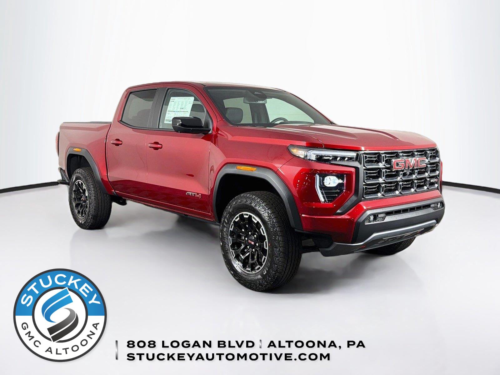 Volcanic Red Tintcoat 2026 GMC Canyon Pickup Truck Four-Wheel Drive 8-Speed Automatic
