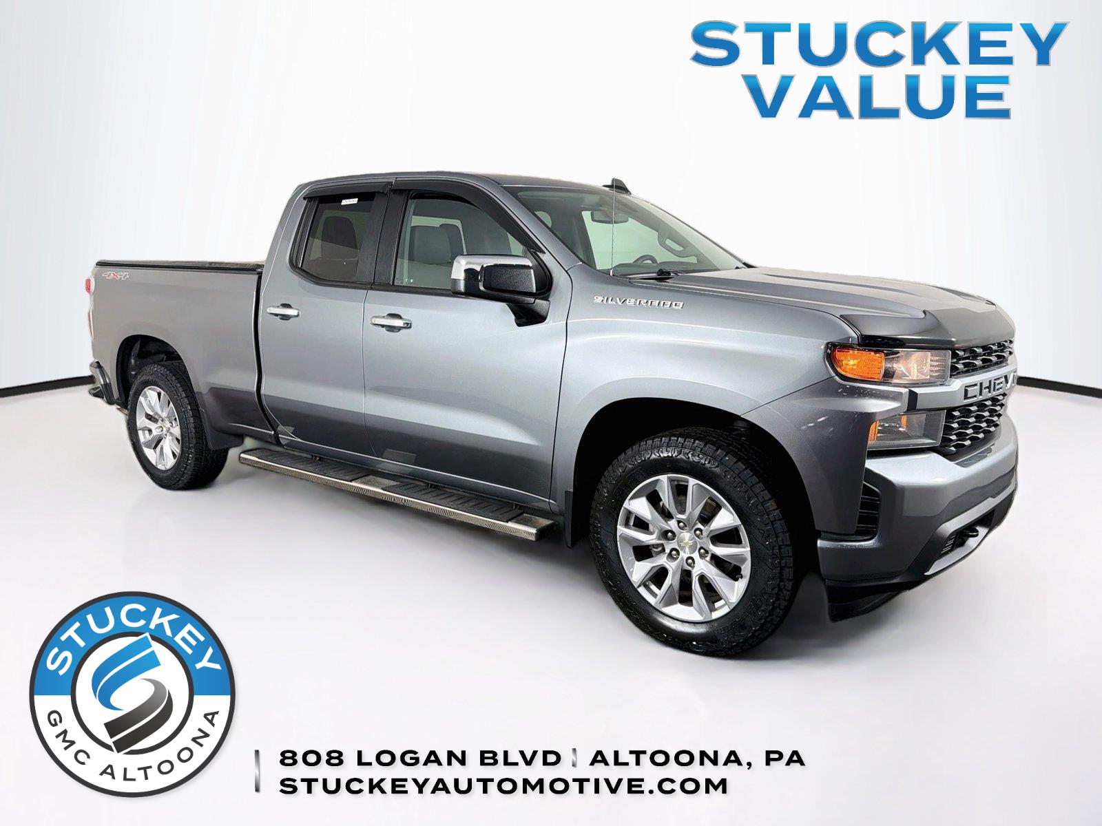 Silver Ice Metallic 2020 Chevrolet Silverado 1500 Pickup Truck Four-Wheel Drive 8-Speed Automatic