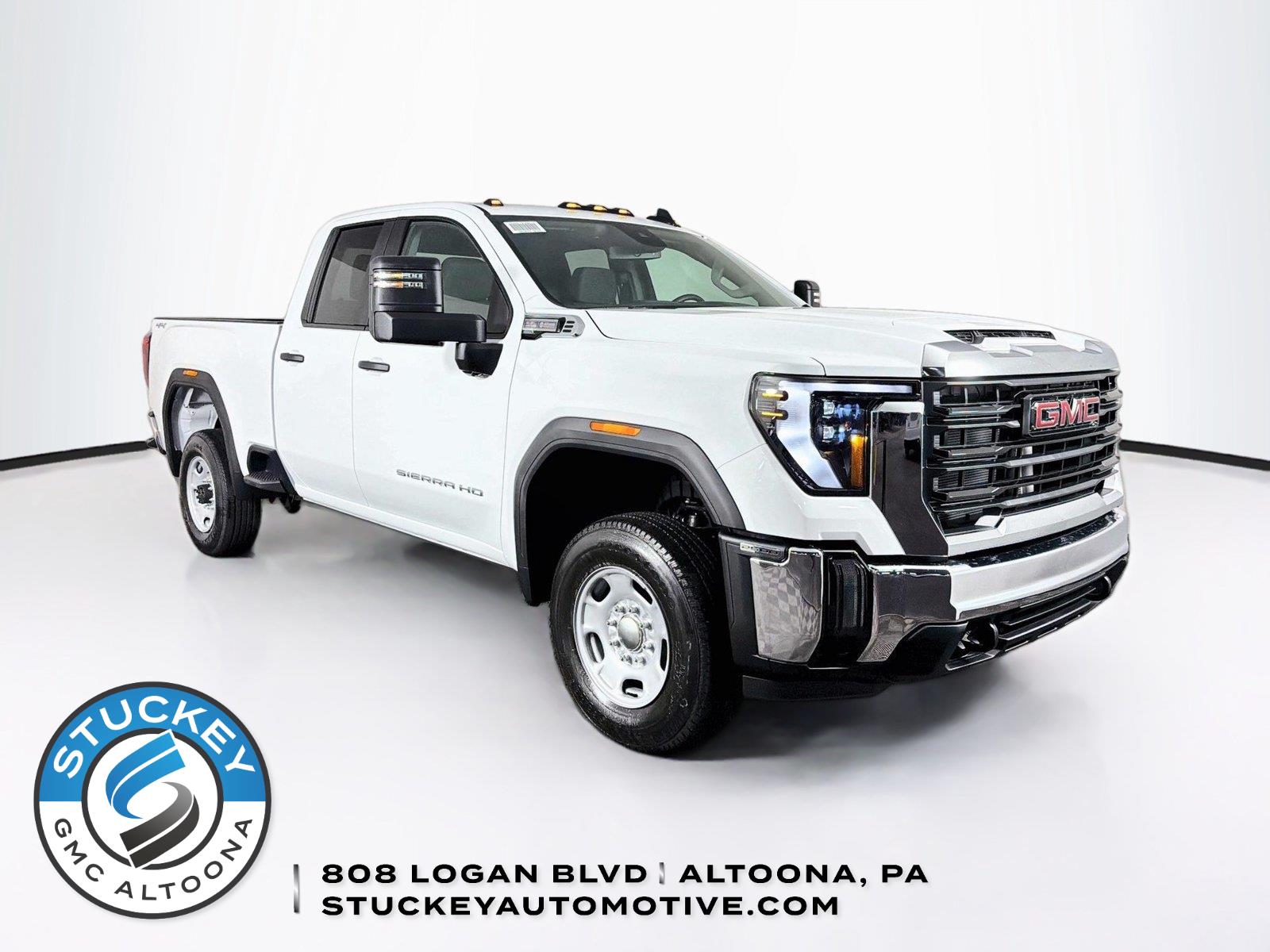 Summit White 2026 GMC Sierra 2500HD Pickup Truck Four-Wheel Drive Automatic