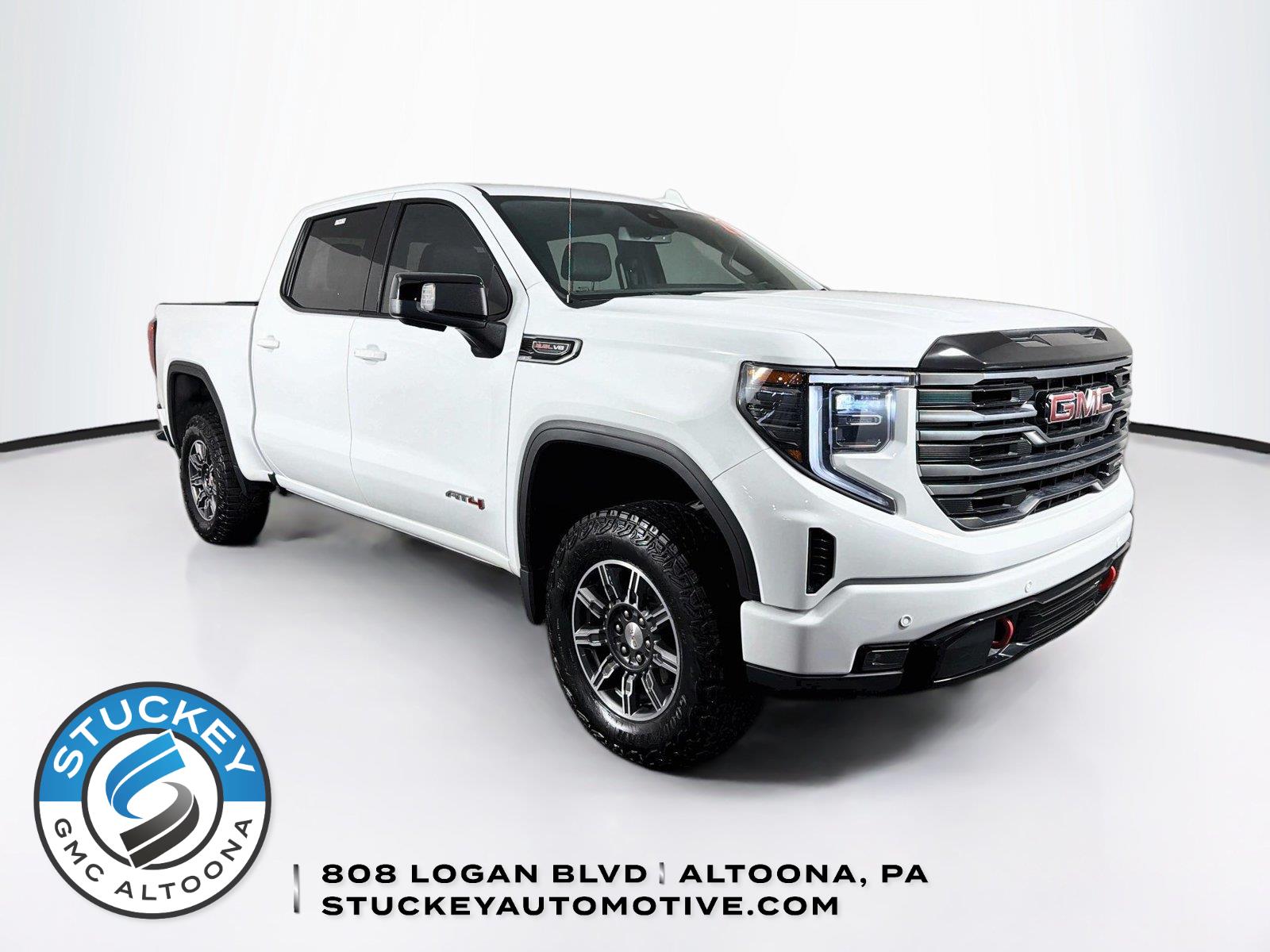 Summit White 2025 GMC Sierra 1500 Pickup Truck Four-Wheel Drive Automatic