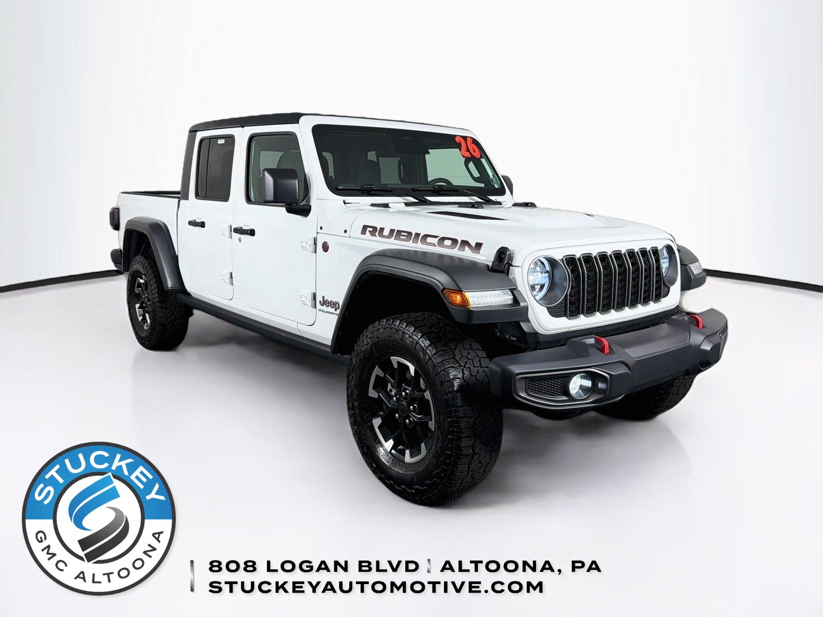 Bright White Clearcoat 2026 Jeep Gladiator Pickup Truck Four-Wheel Drive 8-Speed Automatic