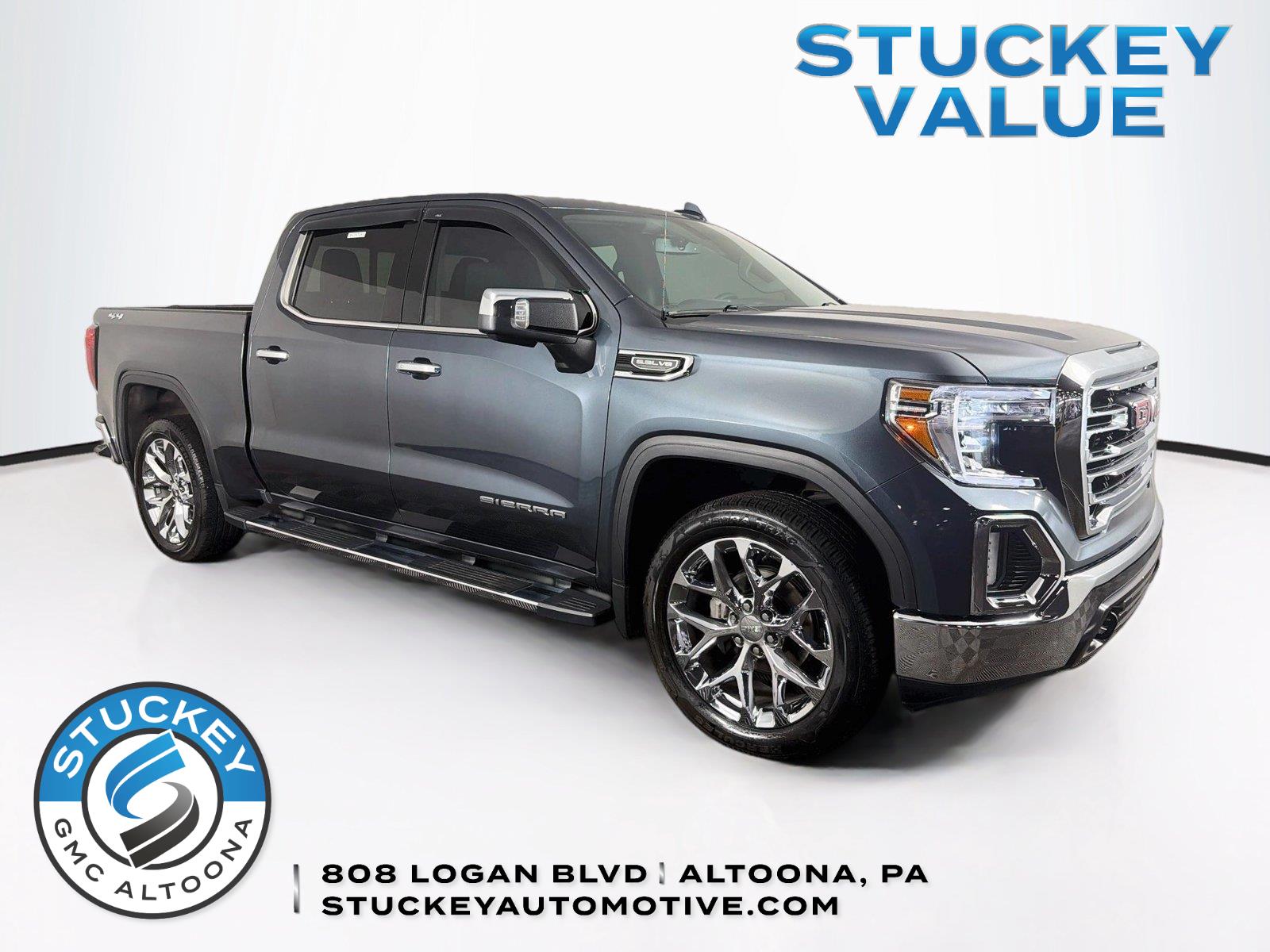 Gray (Dark Sky Metallic) 2019 GMC Sierra 1500 Pickup Truck Four-Wheel Drive 8-Speed Automatic