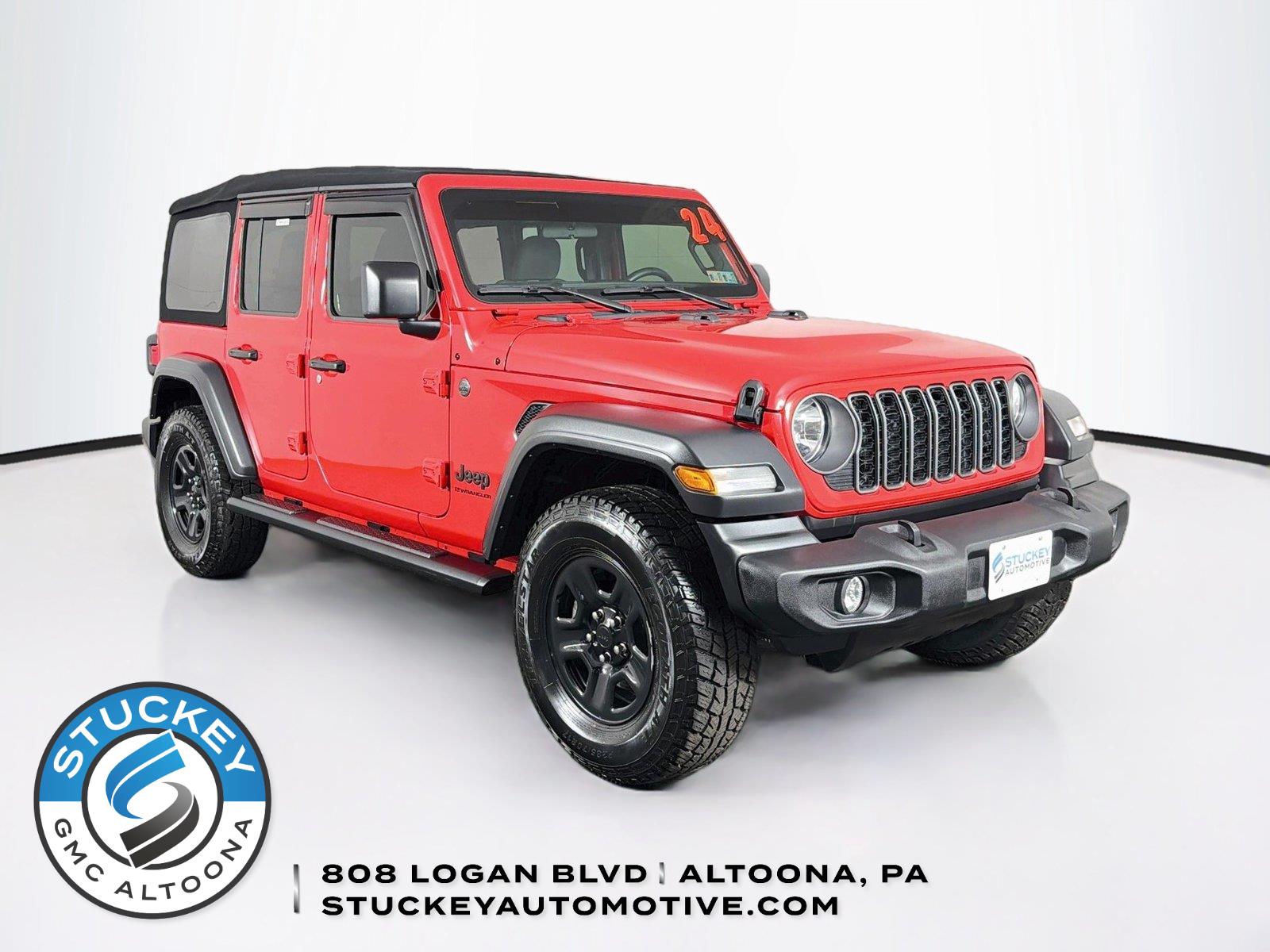Firecracker Red Clearcoat 2024 Jeep Wrangler SUV / Crossover Four-Wheel Drive 8-Speed Automatic