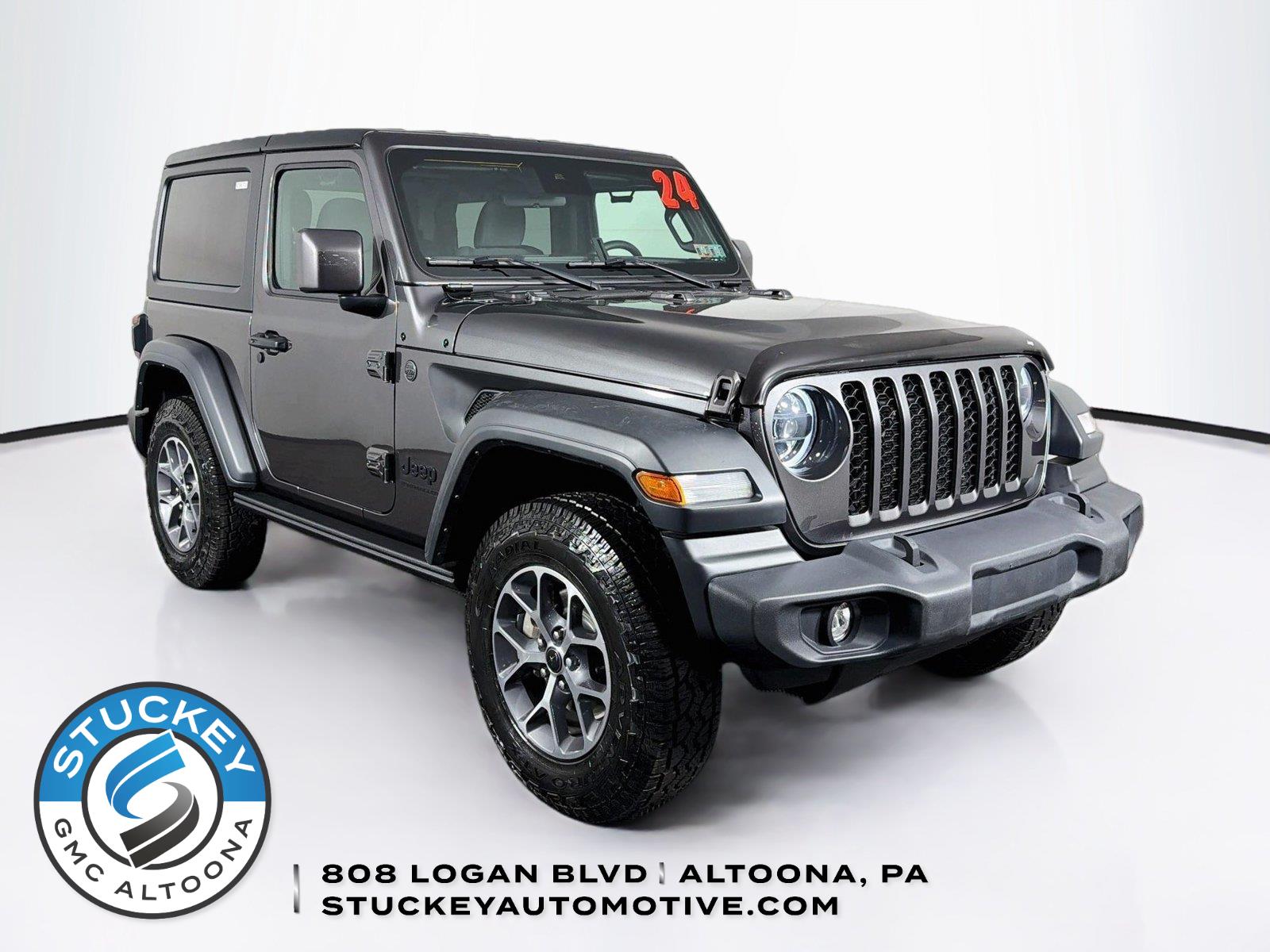 Gray (Granite Crystal Metallic Clearcoat) 2024 Jeep Wrangler SUV / Crossover Four-Wheel Drive 8-Speed Automatic
