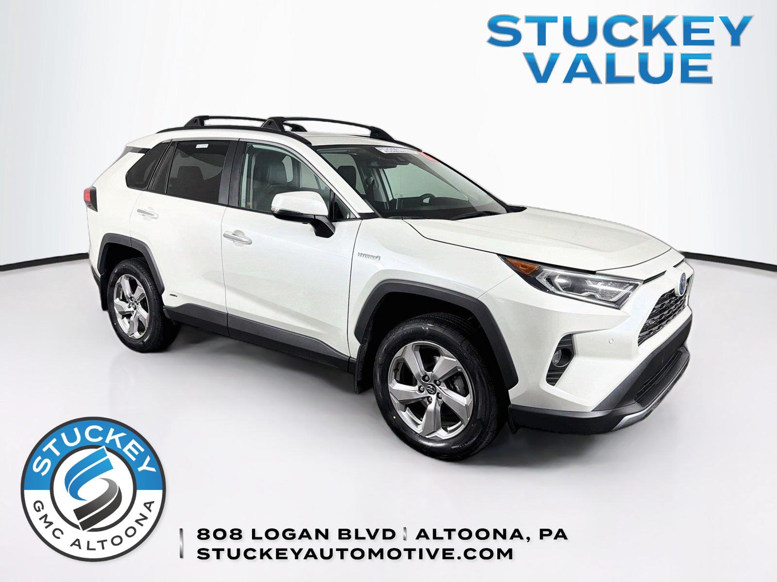 White (Blizzard Pearl) 2020 Toyota RAV4 Hybrid SUV / Crossover All-Wheel Drive Continuously Variable Transmission