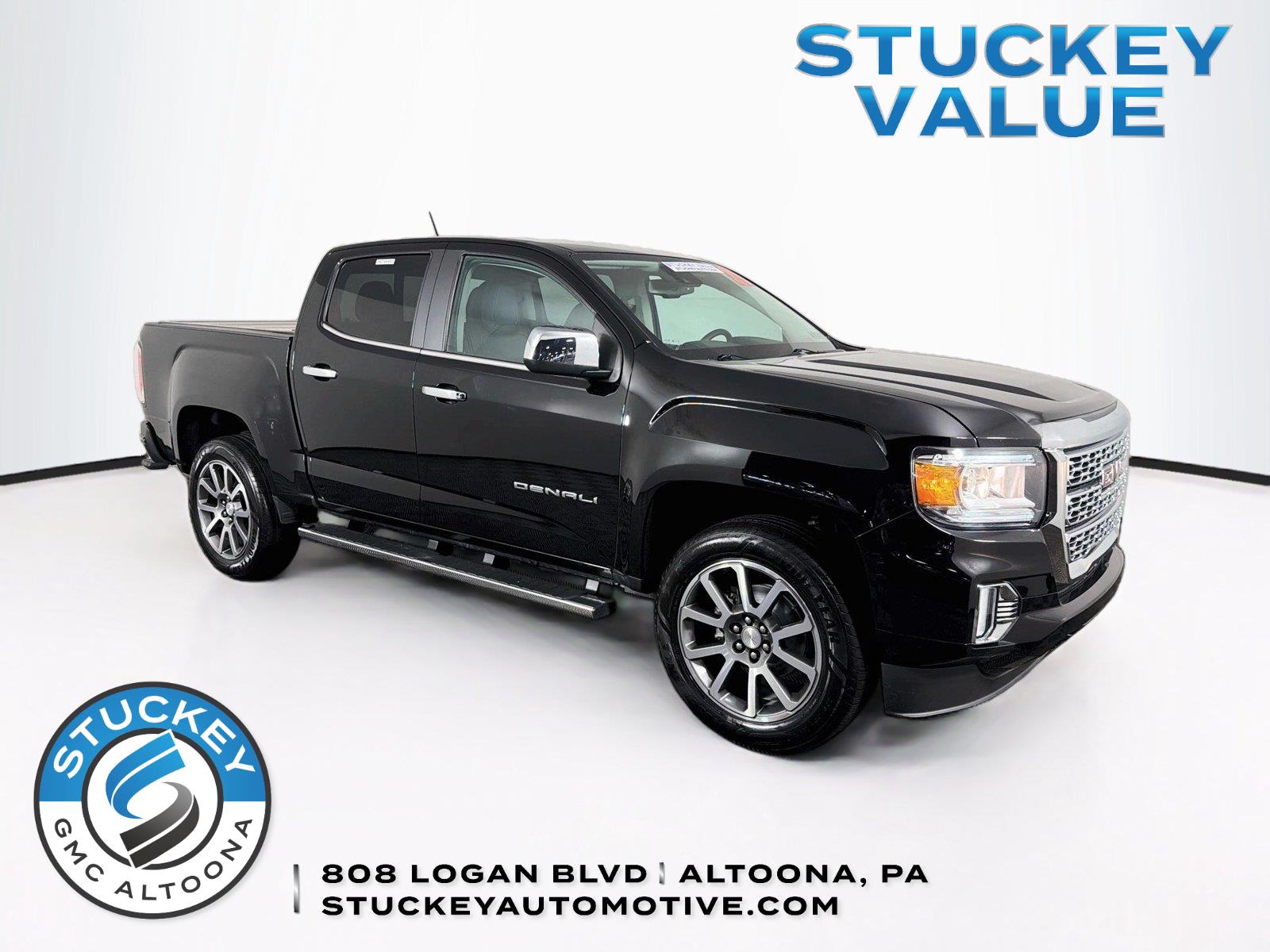 Onyx Black 2021 GMC Canyon Pickup Truck Four-Wheel Drive 8-Speed Automatic