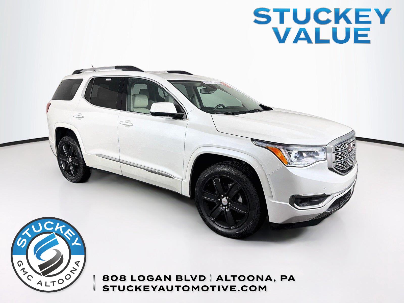 White Frost Tricoat 2017 GMC Acadia SUV / Crossover Four-Wheel Drive 6-Speed Automatic