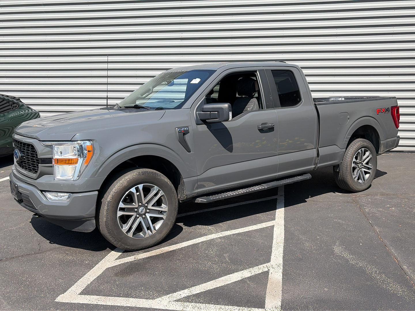 Gray (Lead Foot) 2021 Ford F-150 XL SuperCab 4WD Pickup Truck Four-Wheel Drive Automatic