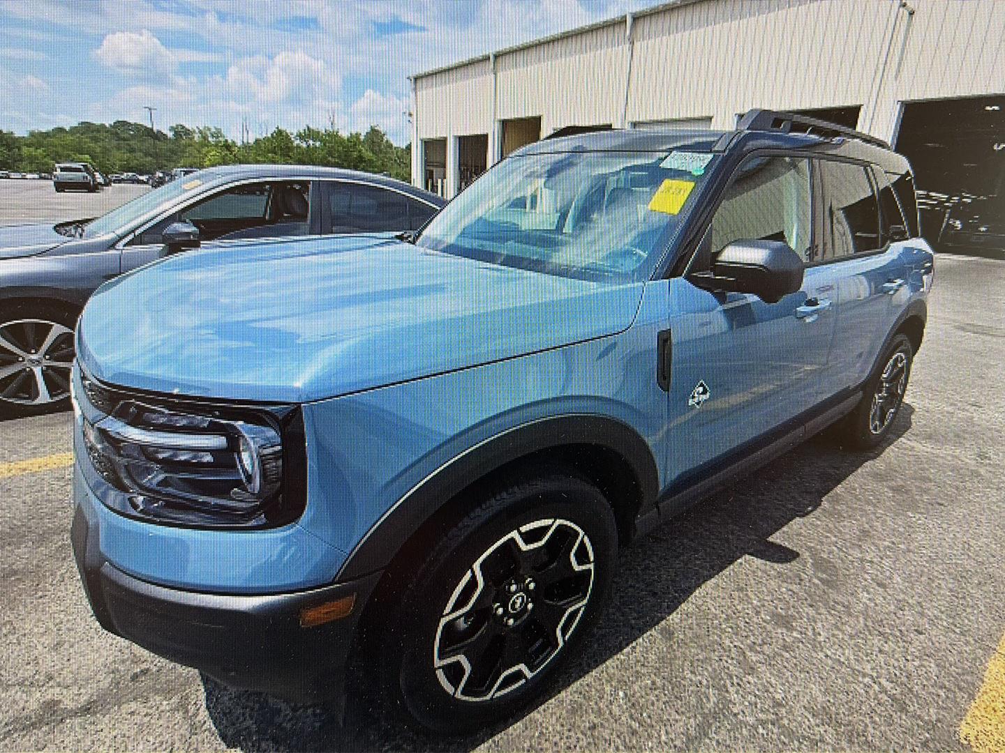 Blue (Azure Gray Metallic Tri-Coat) 2025 Ford Bronco Sport SUV / Crossover All-Wheel Drive 8-Speed Automatic