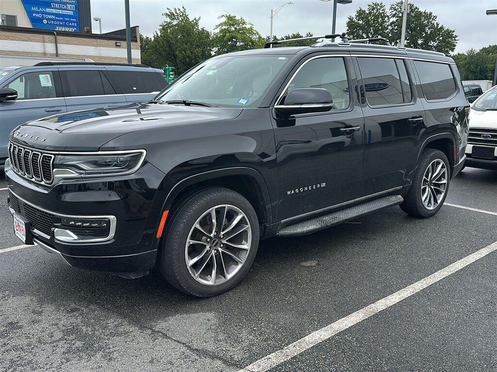 Diamond Black Crystal Pearlcoat 2025 Jeep Wagoneer SUV / Crossover Four-Wheel Drive 8-Speed Automatic
