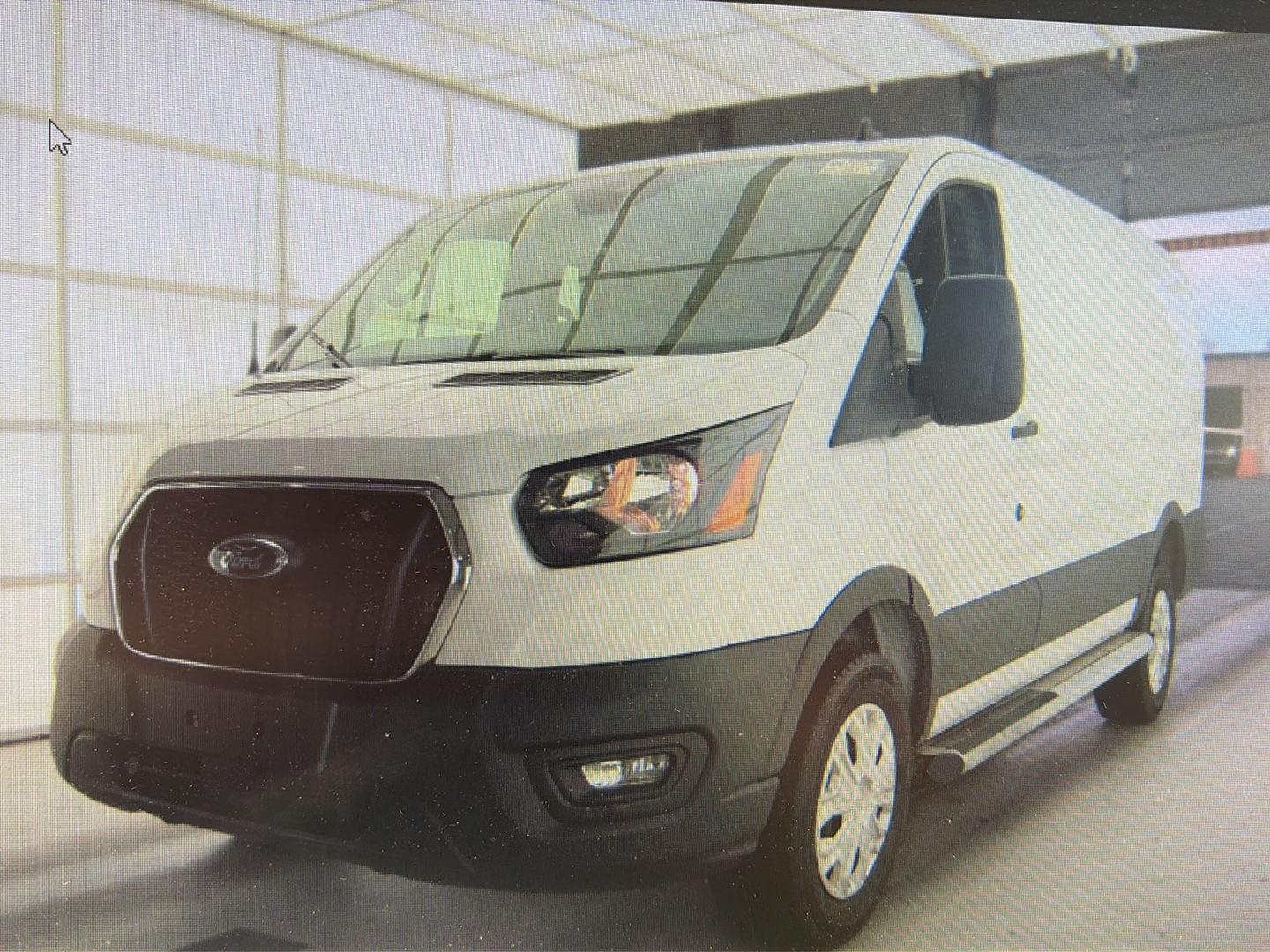 Oxford White 2025 Ford Transit Cargo Van Rear-Wheel Drive 