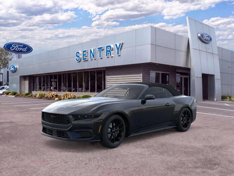 Shadow Black 2026 Ford Mustang Convertible Rear-Wheel Drive Automatic