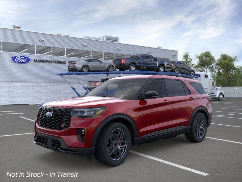 Rapid Red Metallic Tinted Clearcoat 2026 Ford Explorer SUV / Crossover All-Wheel Drive Automatic