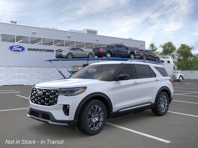 SPACE WHITE METALLIC 2026 Ford Explorer SUV / Crossover All-Wheel Drive